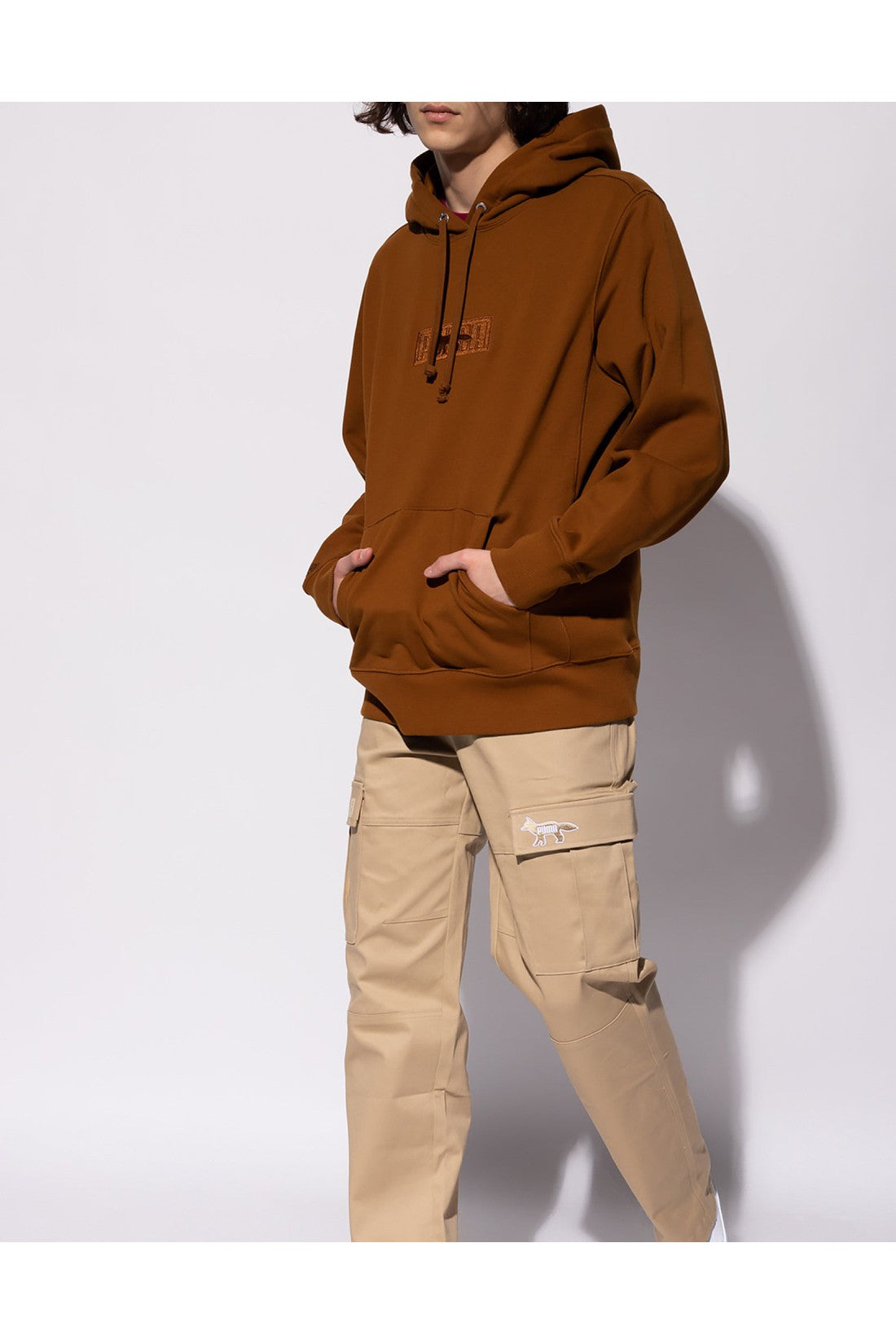 Maison KitsunÃ©-OUTLET-SALE-Maison KitsunÃ© x Puma Monk's Robe Logo Hoodie-ARCHIVIST