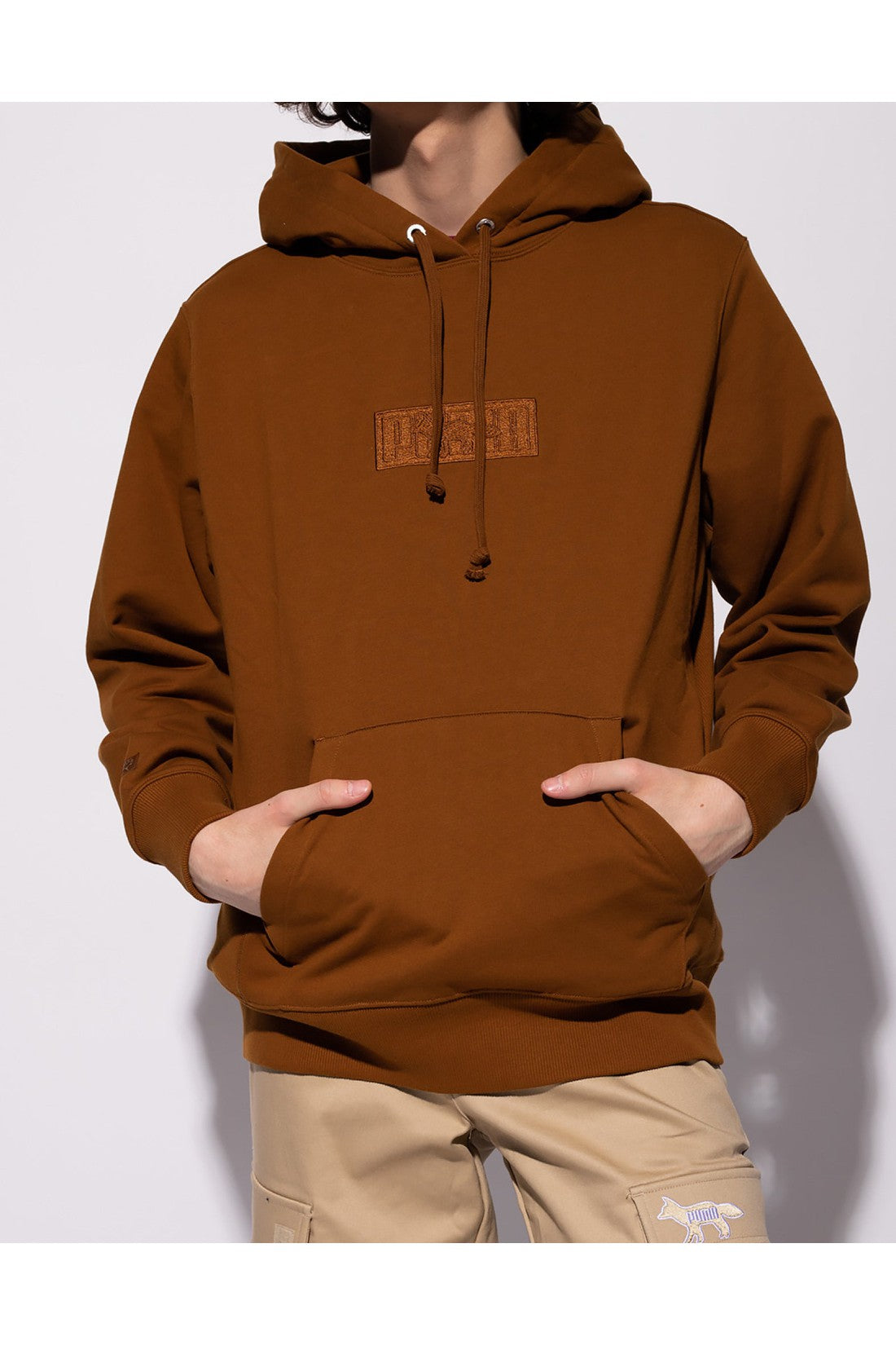 Maison KitsunÃ©-OUTLET-SALE-Maison KitsunÃ© x Puma Monk's Robe Logo Hoodie-ARCHIVIST