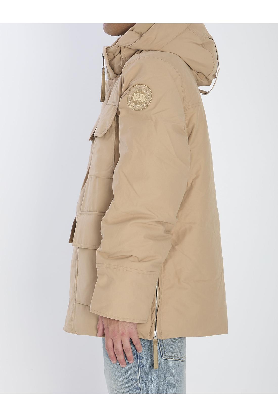 Canada Goose-OUTLET-SALE-Maitland parka in beige-ARCHIVIST