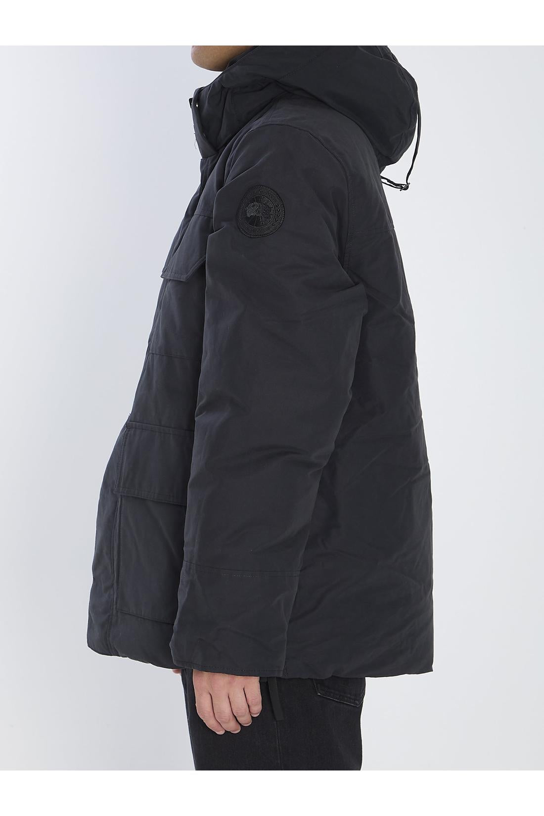 Canada Goose-OUTLET-SALE-Maitland parka in black-ARCHIVIST