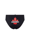 Dsquared2-OUTLET-SALE-Maple Leaf Logo Swim Briefs-ARCHIVIST