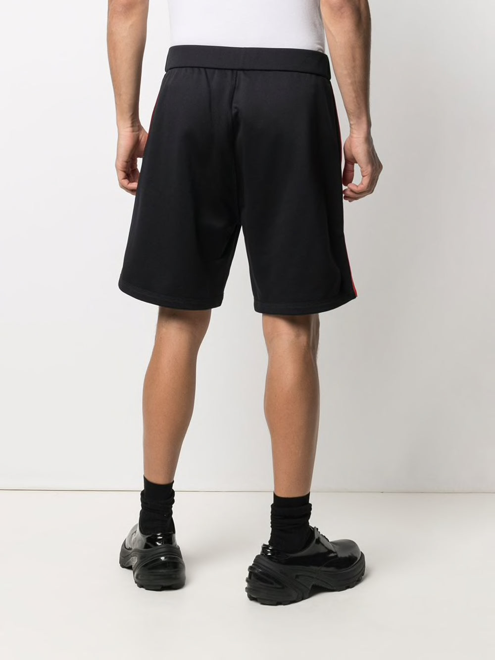 Dsquared2-OUTLET-SALE-Maple Leaf Side Stripe Logo Shorts-ARCHIVIST