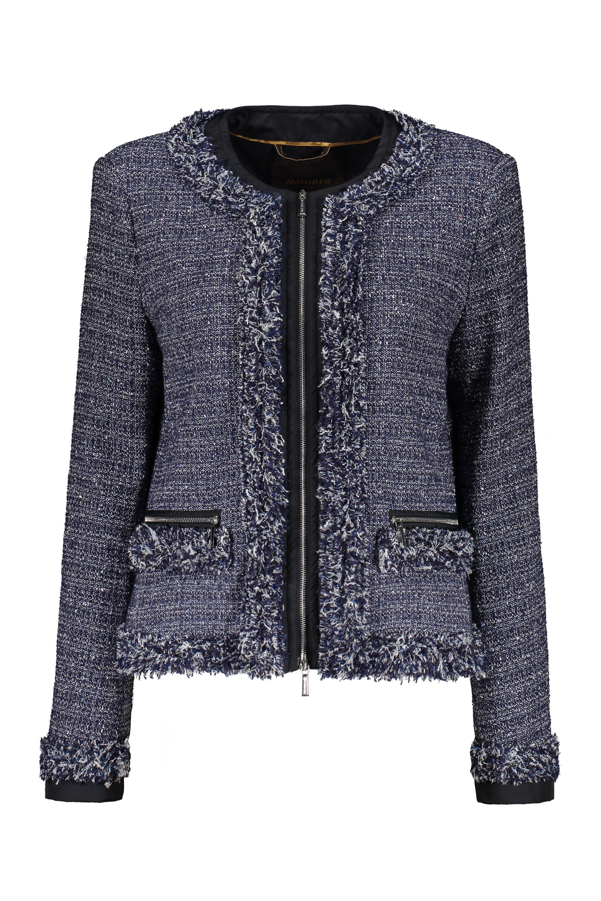 MooRER-OUTLET-SALE-Mara-Bcl boucle knit jacket-ARCHIVIST