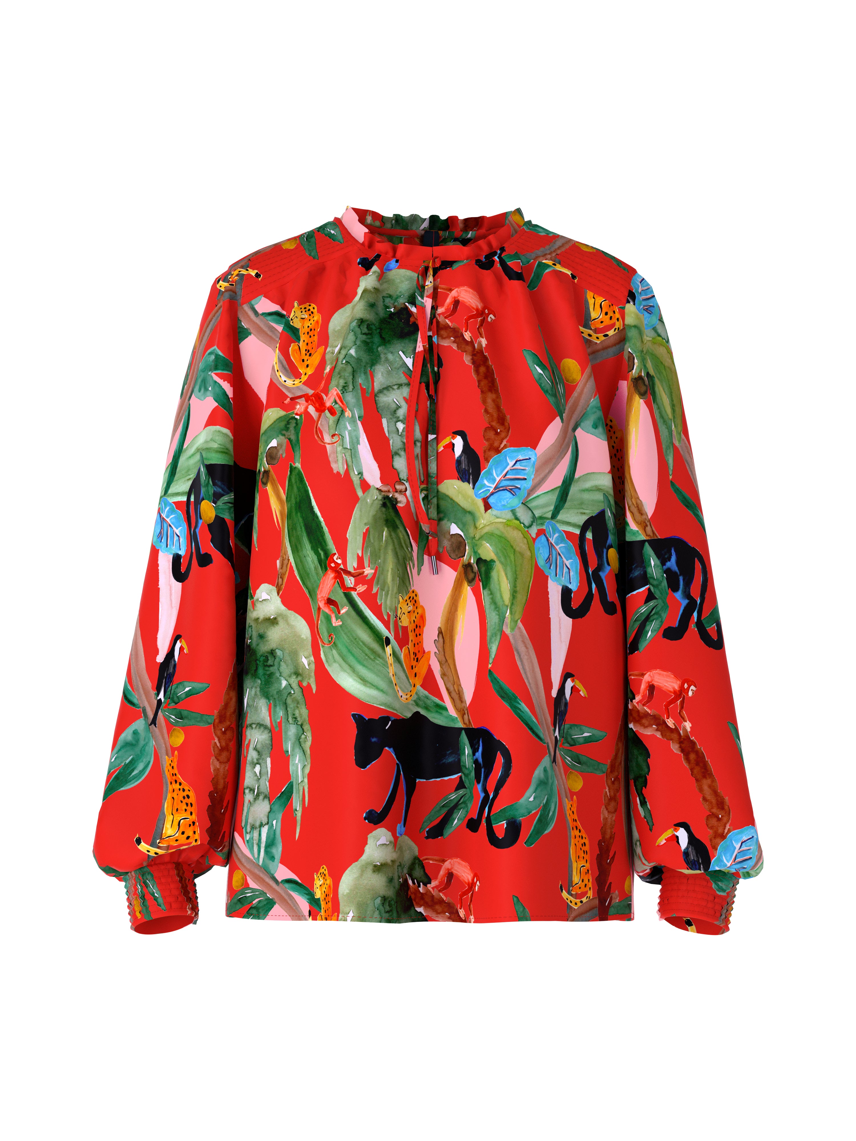 Marc Cain-Bluse mit Jungle Print-ARCHIVIST