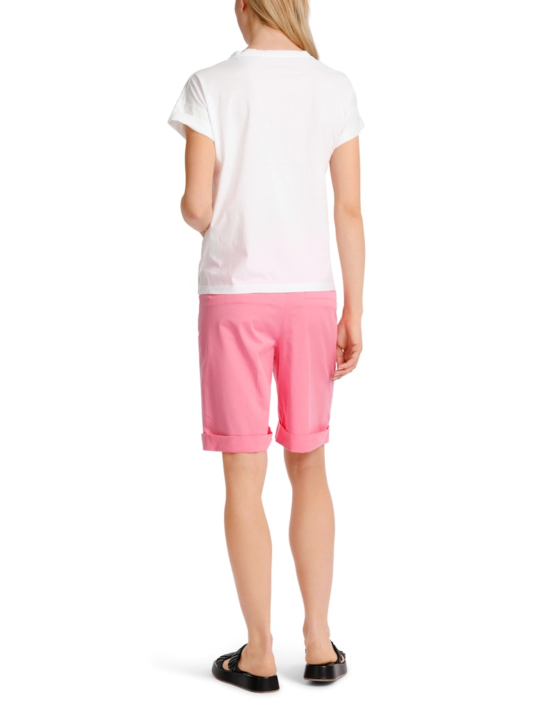 Oversized T-shirt with cuff sleeves