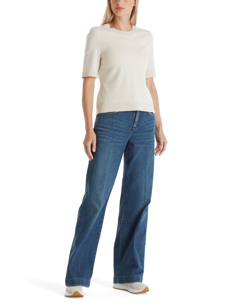 Crew neck sweater “Rethink Together”