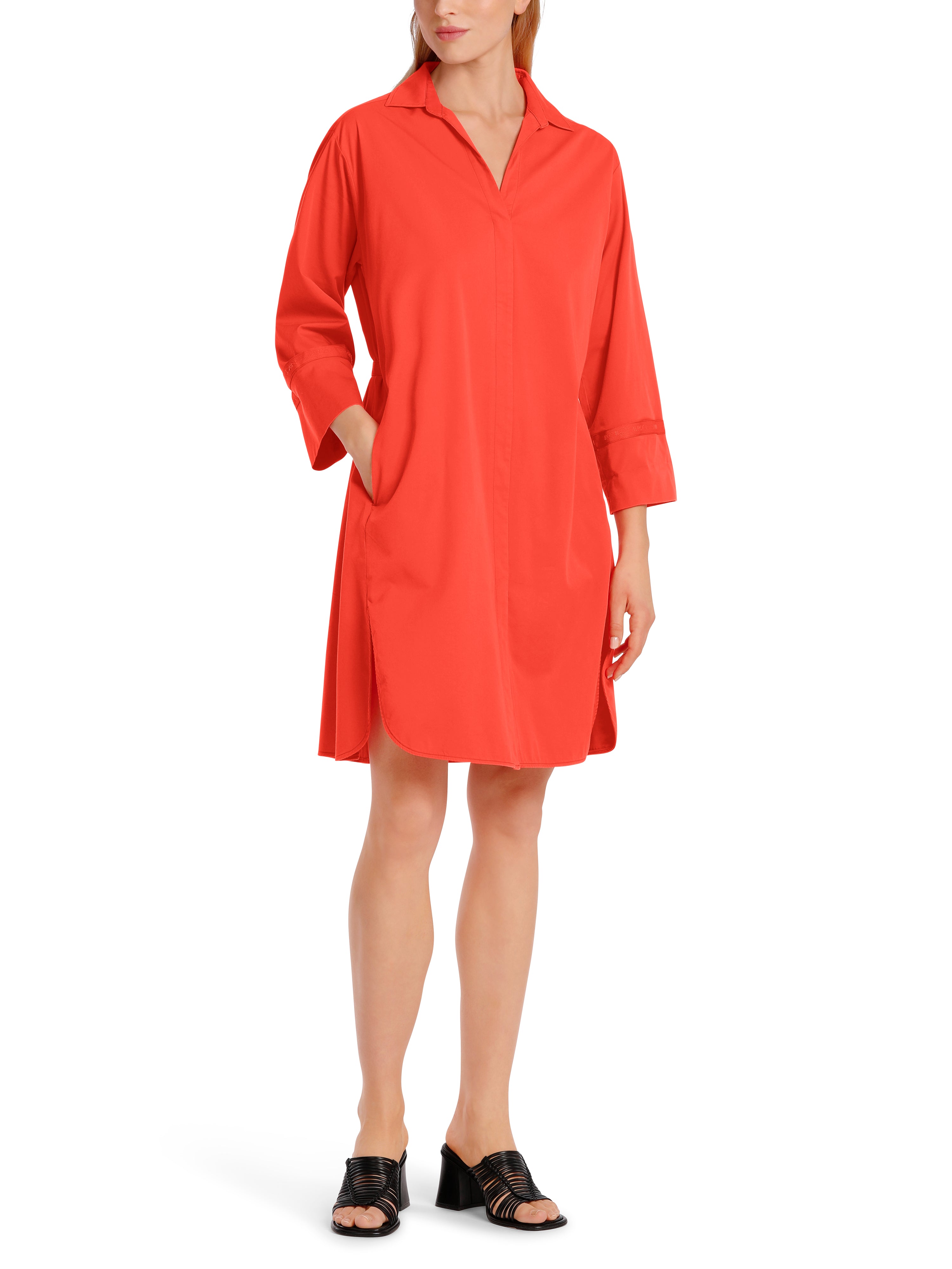 Marc Cain-Hemdblusenkleid mit ¾-Ärmel-Kleider & Röcke-Black-Deal-Outlet-by-ARCHIVIST