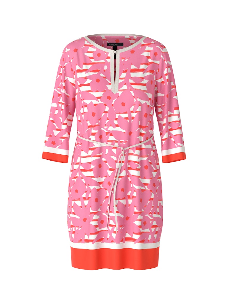 Bedrucktes Kleid in Tunikaform