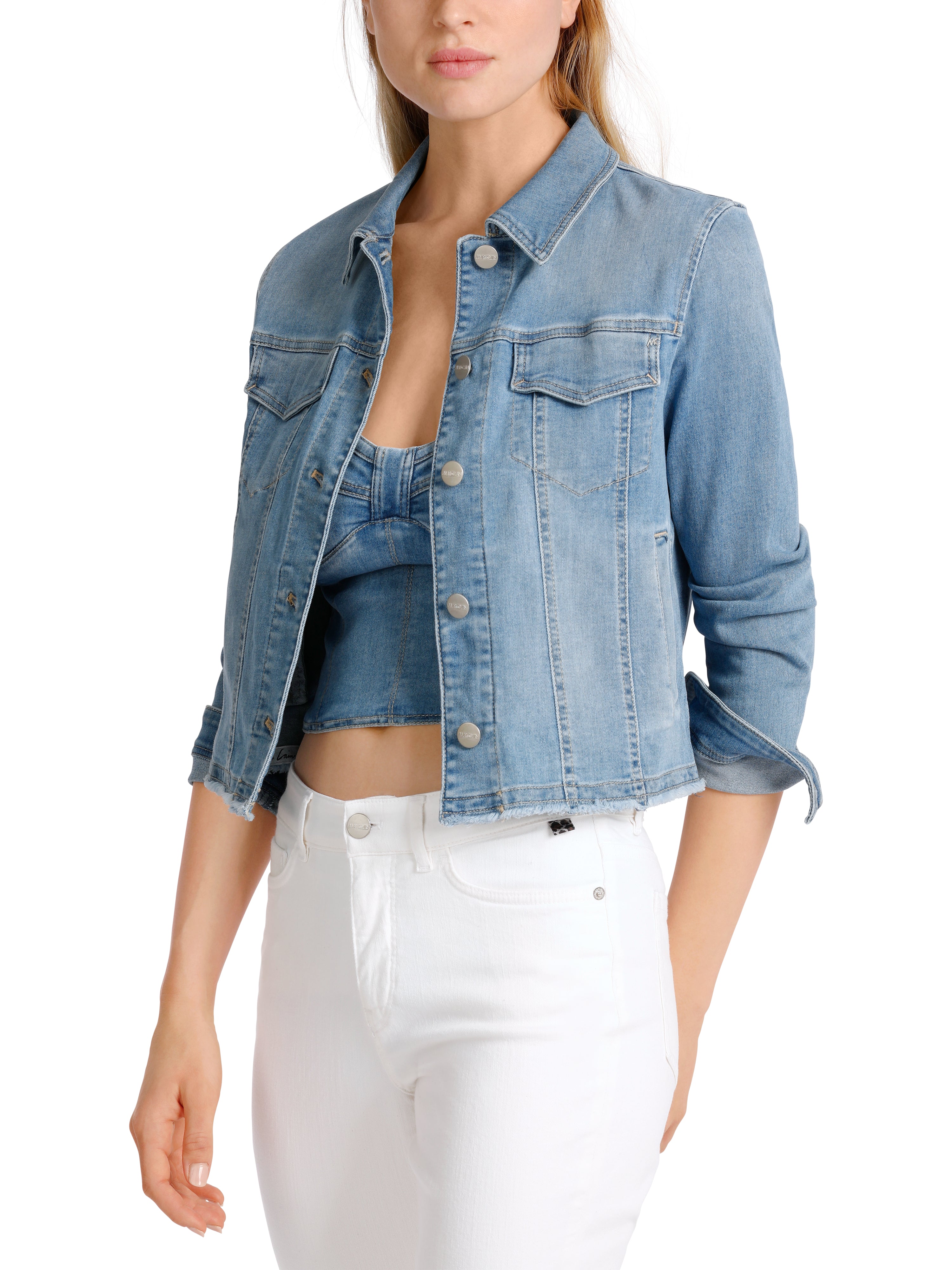 Marc Cain-Fancy Jeansjacke “Rethink Together”-Jacken & Mäntel-Black-Deal-Outlet-by-ARCHIVIST