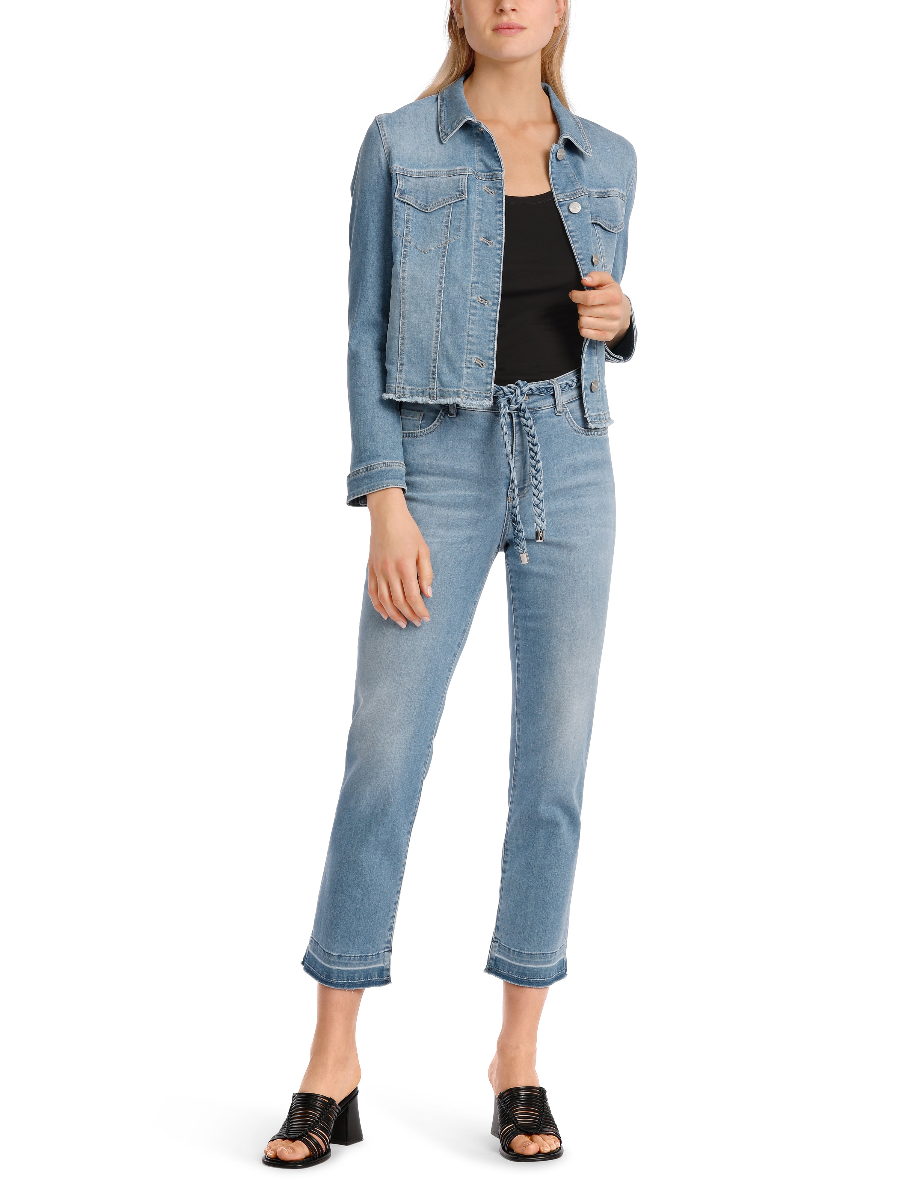 Marc Cain-Leichtes, ärmelloses Top-Shirts-Black-Deal-Outlet-by-ARCHIVIST