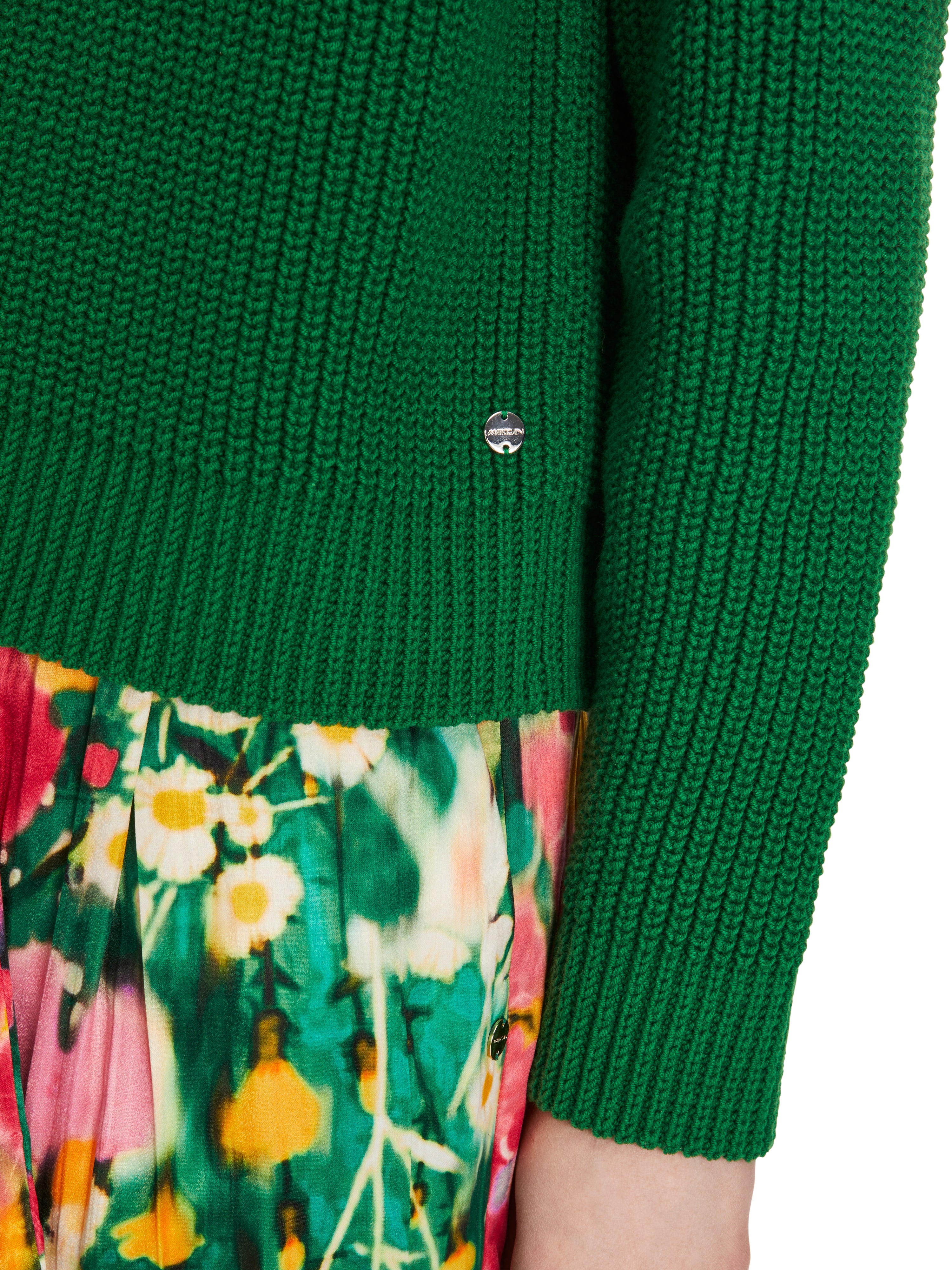 Marc Cain-Rippen-Cardigan in Deutschland gestrickt-Strick & Pullover-Black-Deal-Outlet-by-ARCHIVIST