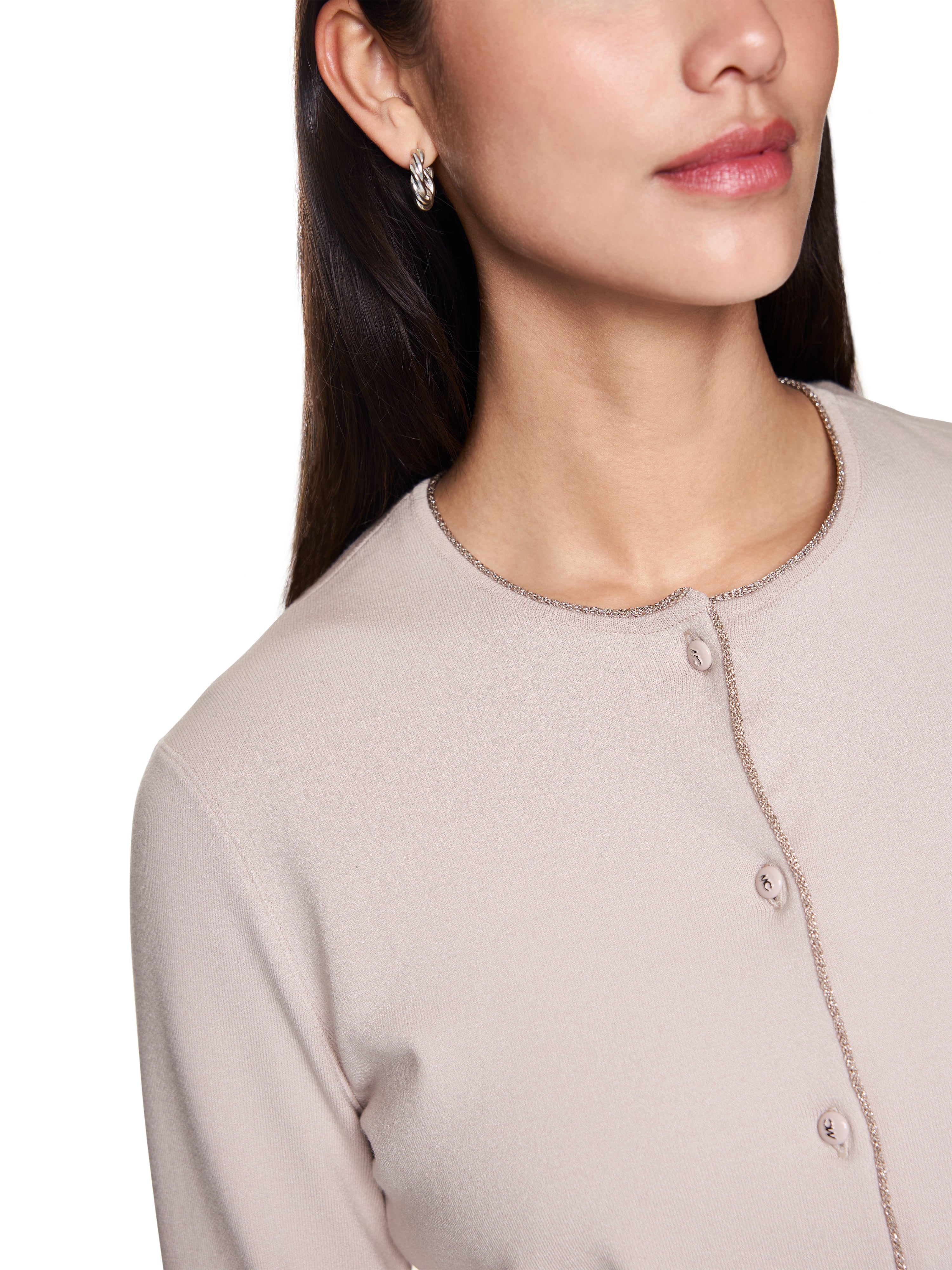 Feinstrick-Cardigan Knitted in Germany