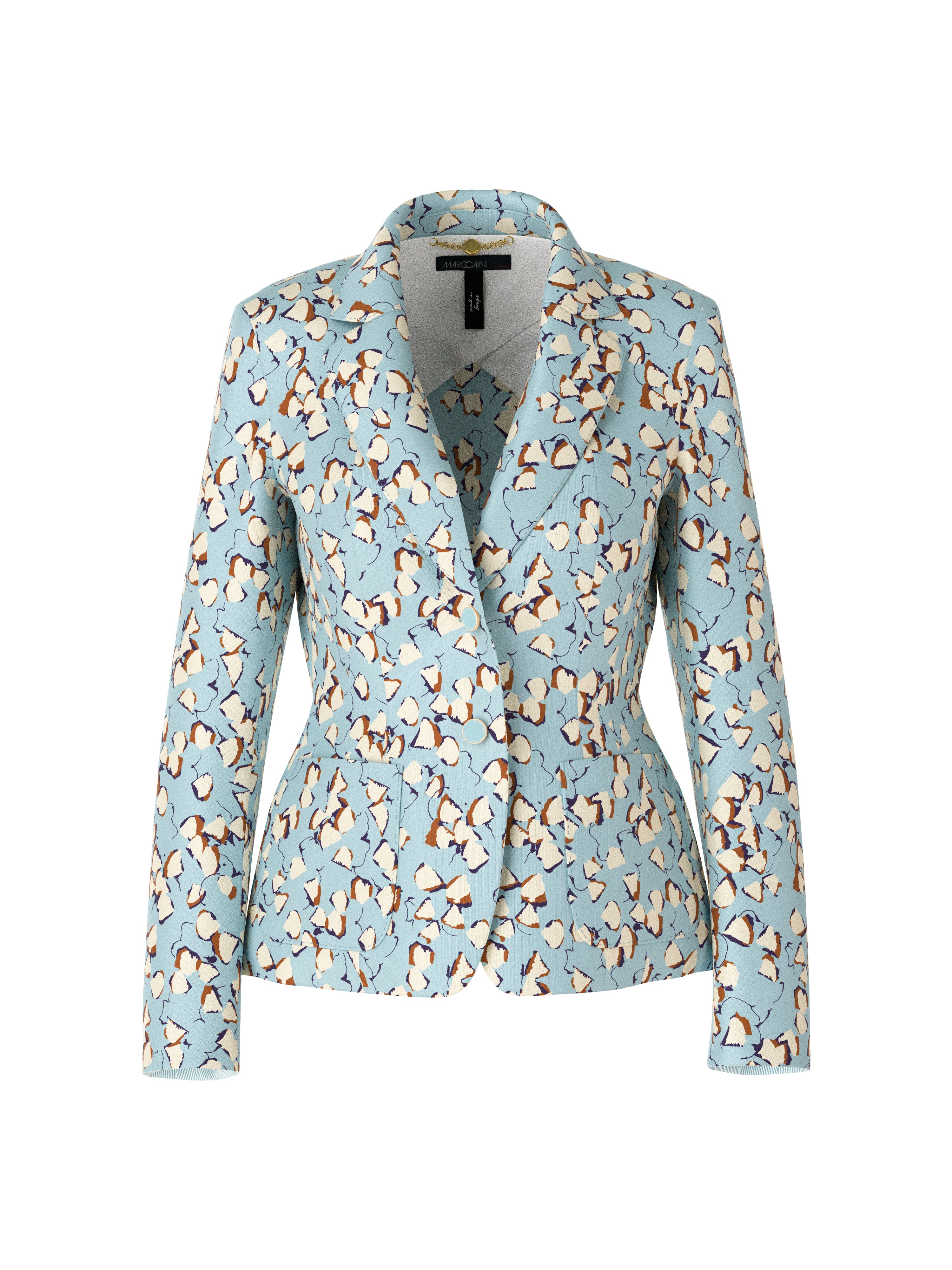 Marc Cain-Figurnaher Blazer mit Allover-Print-ARCHIVIST