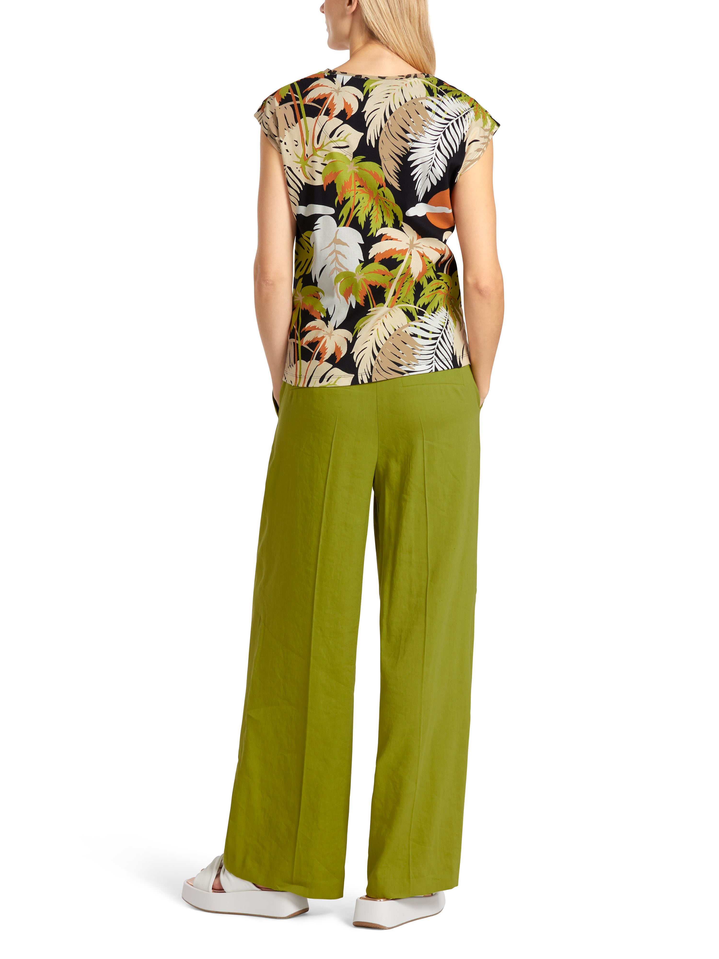 Marc Cain-T-Shirt mit Tropical-Print-ARCHIVIST