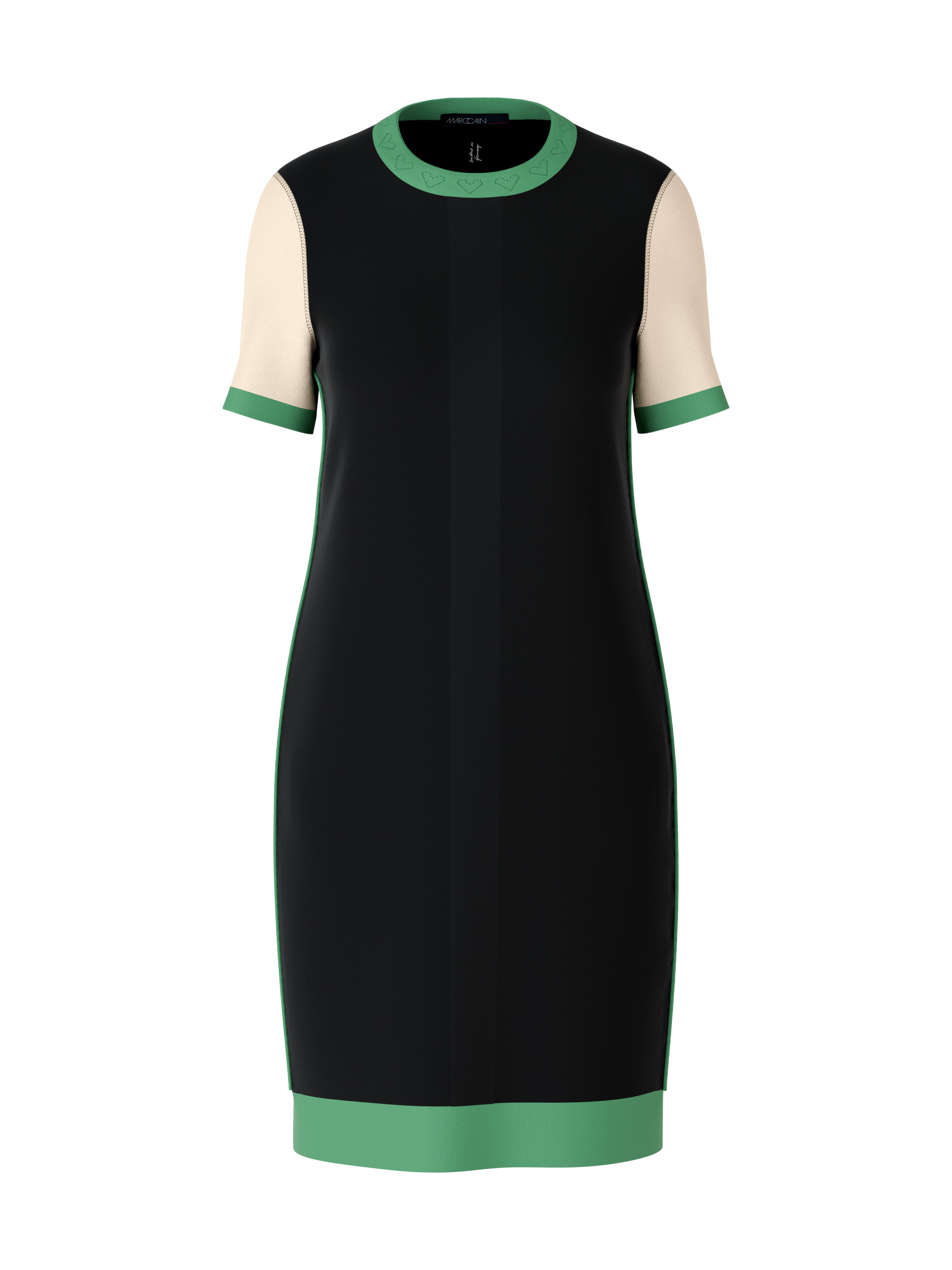 Marc Cain-Crew-Neck-Kleid "Rethink Together"-ARCHIVIST