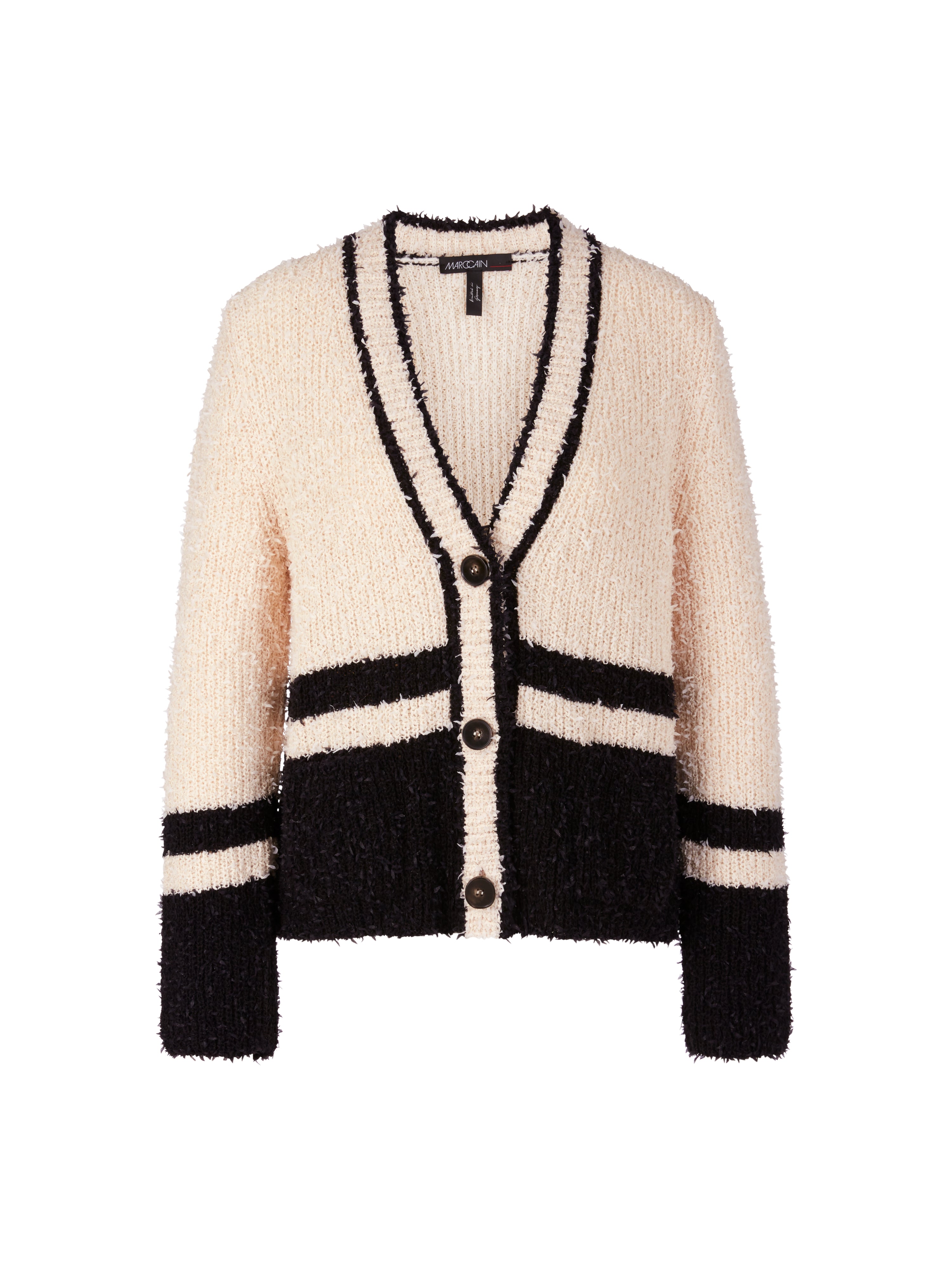 Marc Cain-Cardigan mit Fransen Knitted in Germany-ARCHIVIST