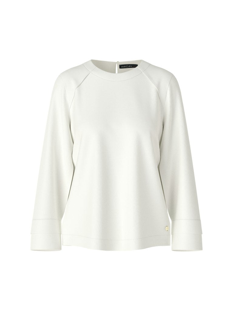 Marc Cain-Weite Bluse mit Nackenverschluss-Hemden & Blusen-Black-Deal-Outlet-by-ARCHIVIST