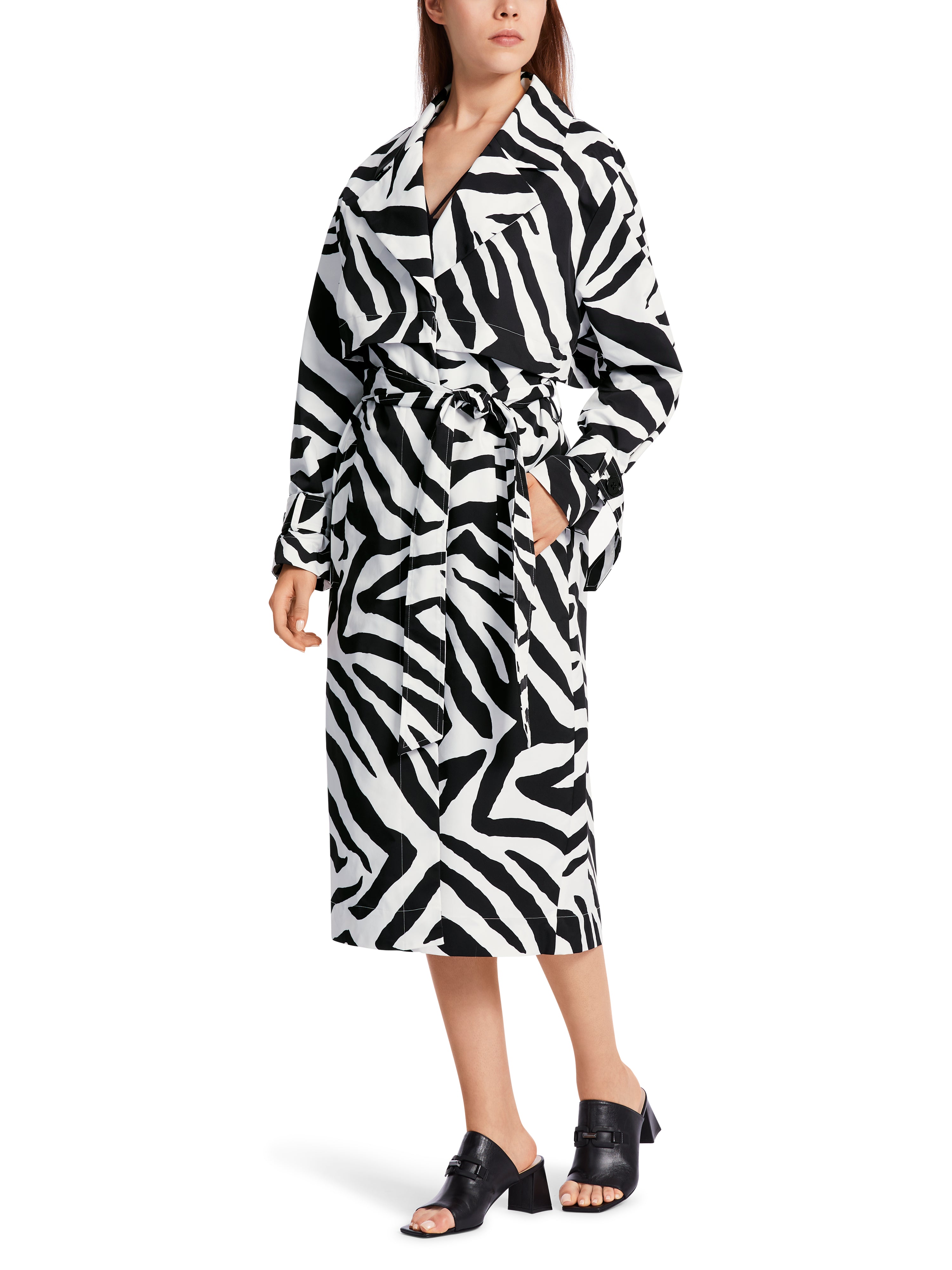 Marc Cain-Mantel mit Zebra-Print-Jacken & Mäntel-Black-Deal-Outlet-by-ARCHIVIST