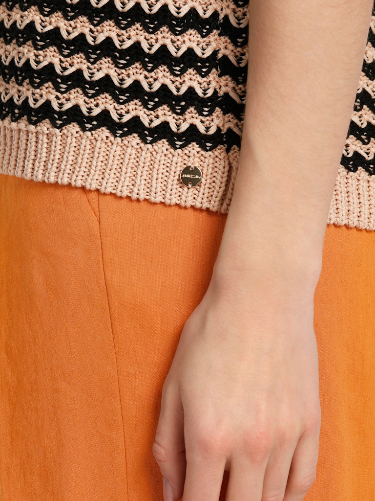 Ärmelloses Stricktop “Rethink Together”