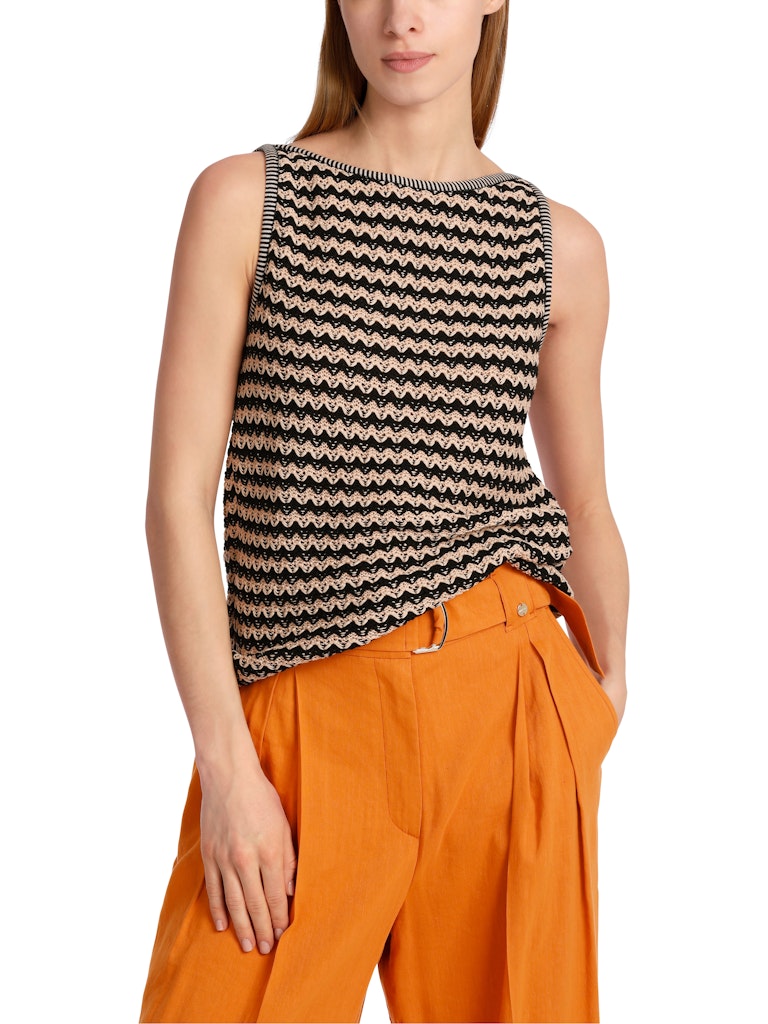 Ärmelloses Stricktop “Rethink Together”