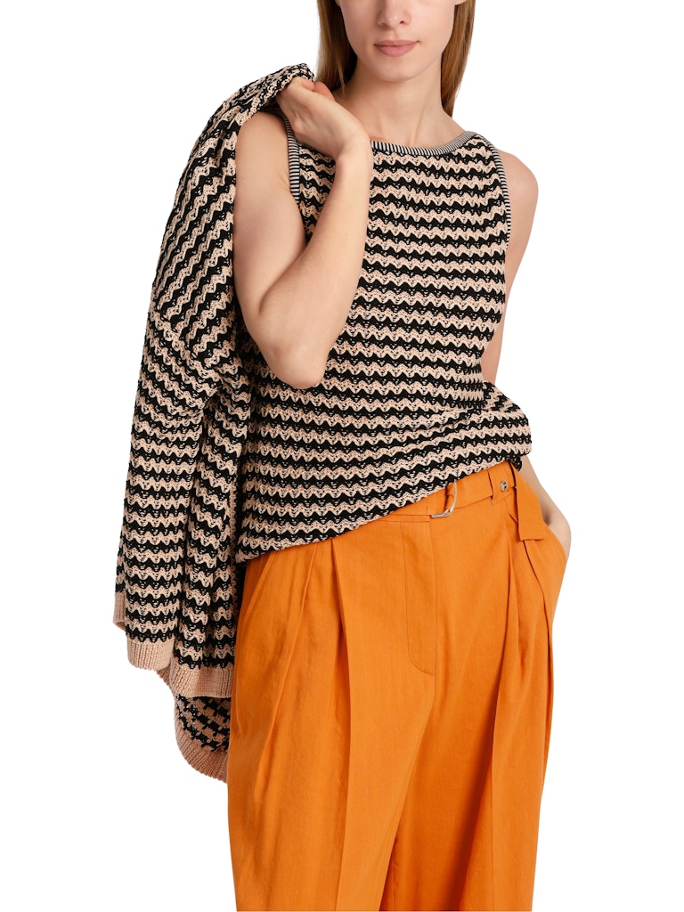 Ärmelloses Stricktop “Rethink Together”