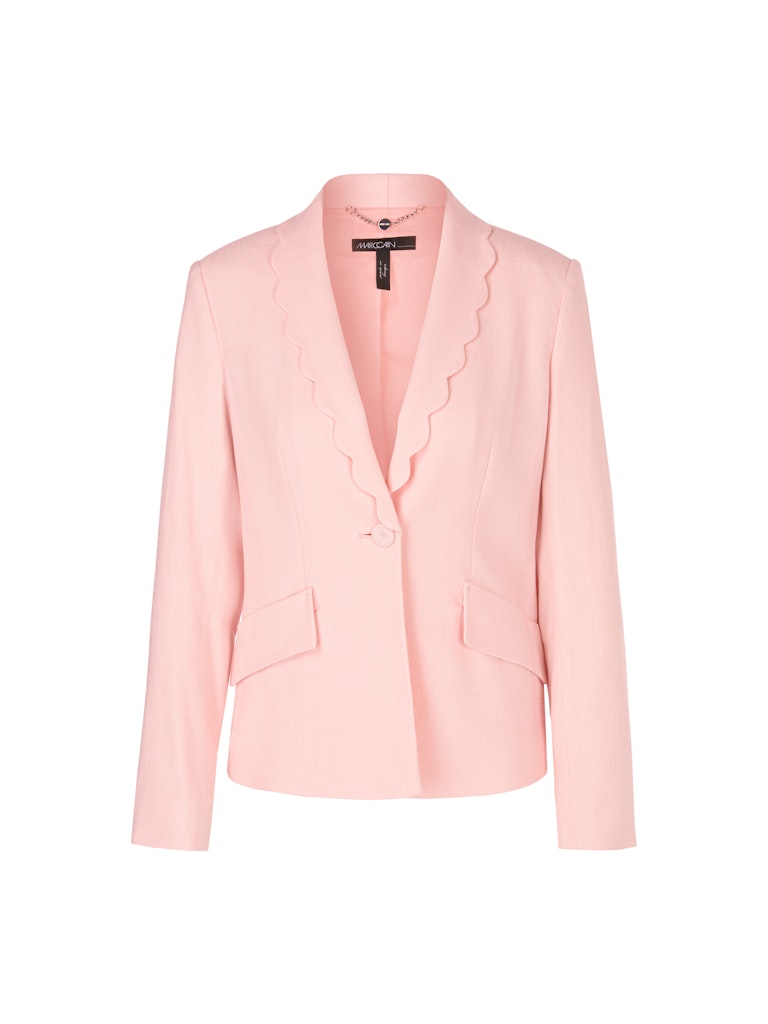 Blazer mit Muschelrevers