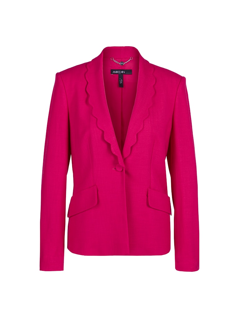 Blazer mit Muschelrevers