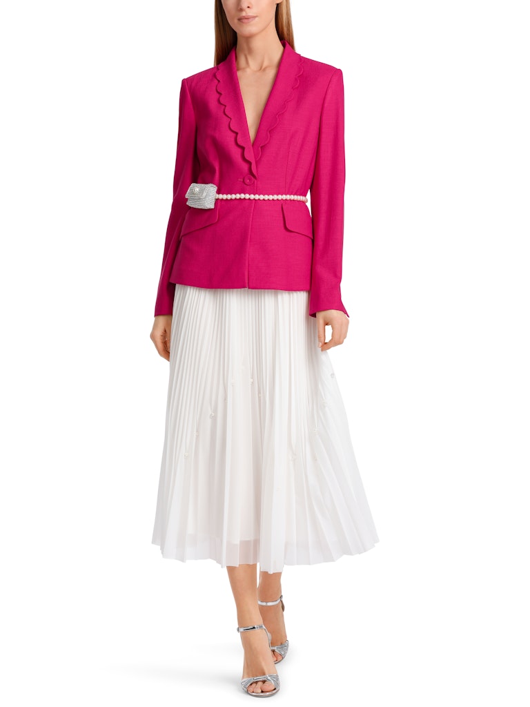 Blazer mit Muschelrevers