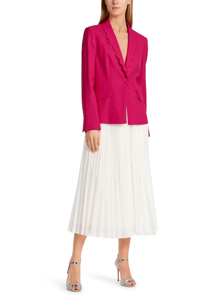 Blazer mit Muschelrevers