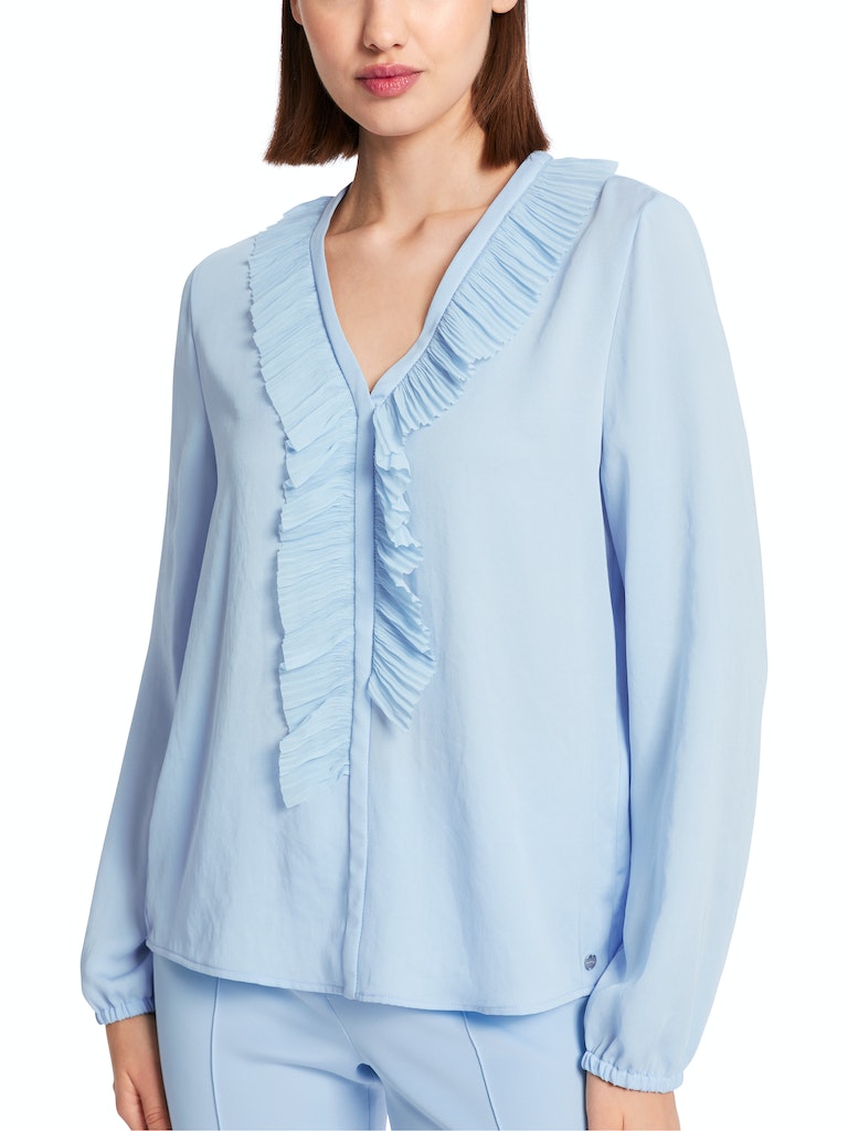 Bluse mit Rüschen