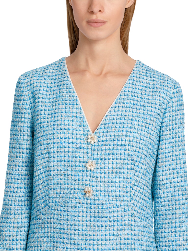 Kleid im strukturierten Karomuster