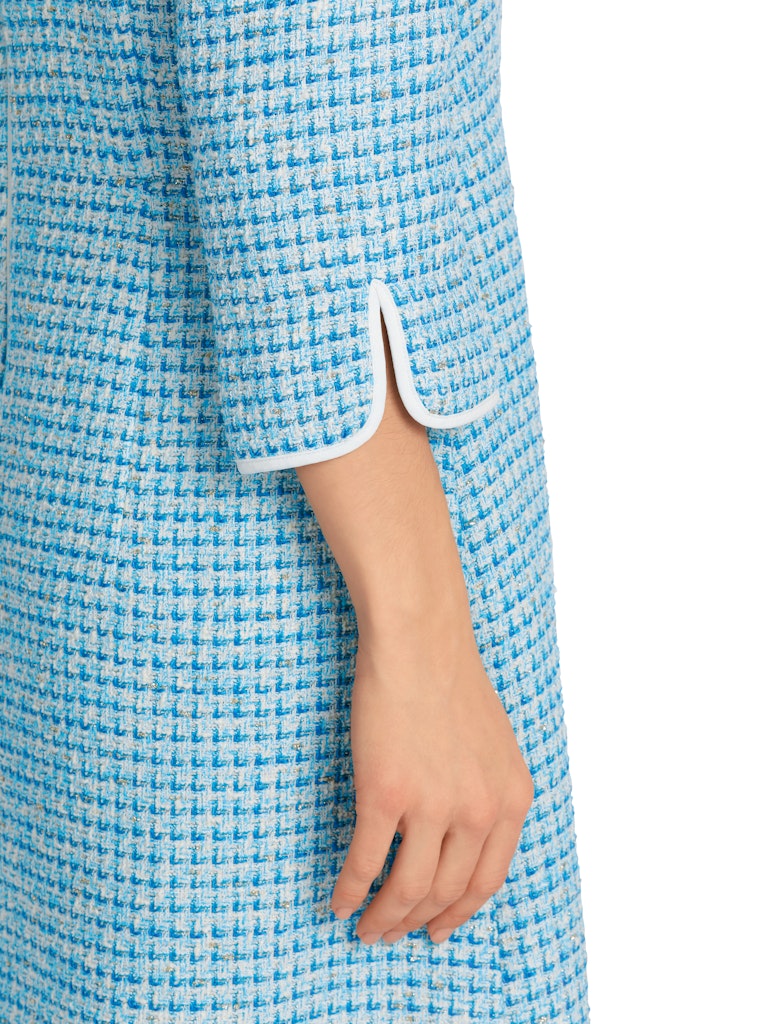 Kleid im strukturierten Karomuster