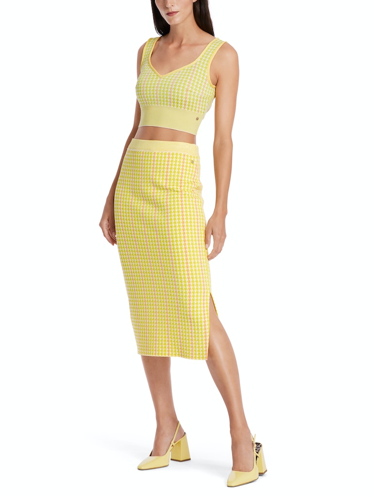 Karierter Rock Knitted in Germany