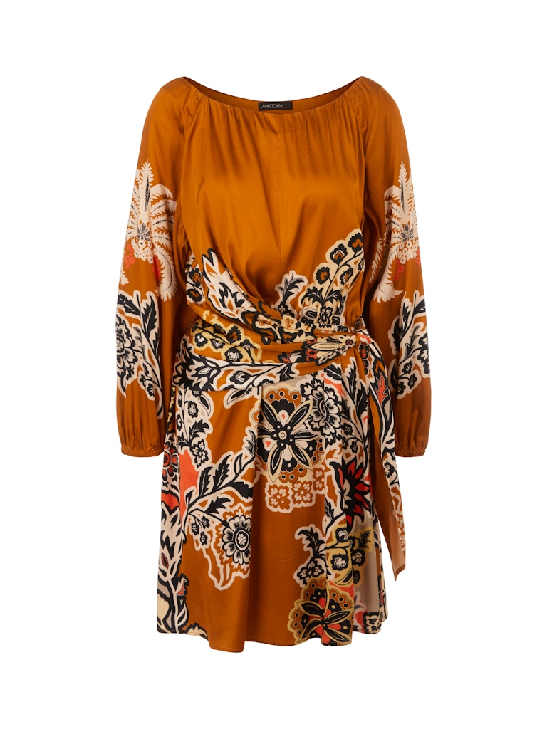 Kurzes Kleid mit Wickeleffekt