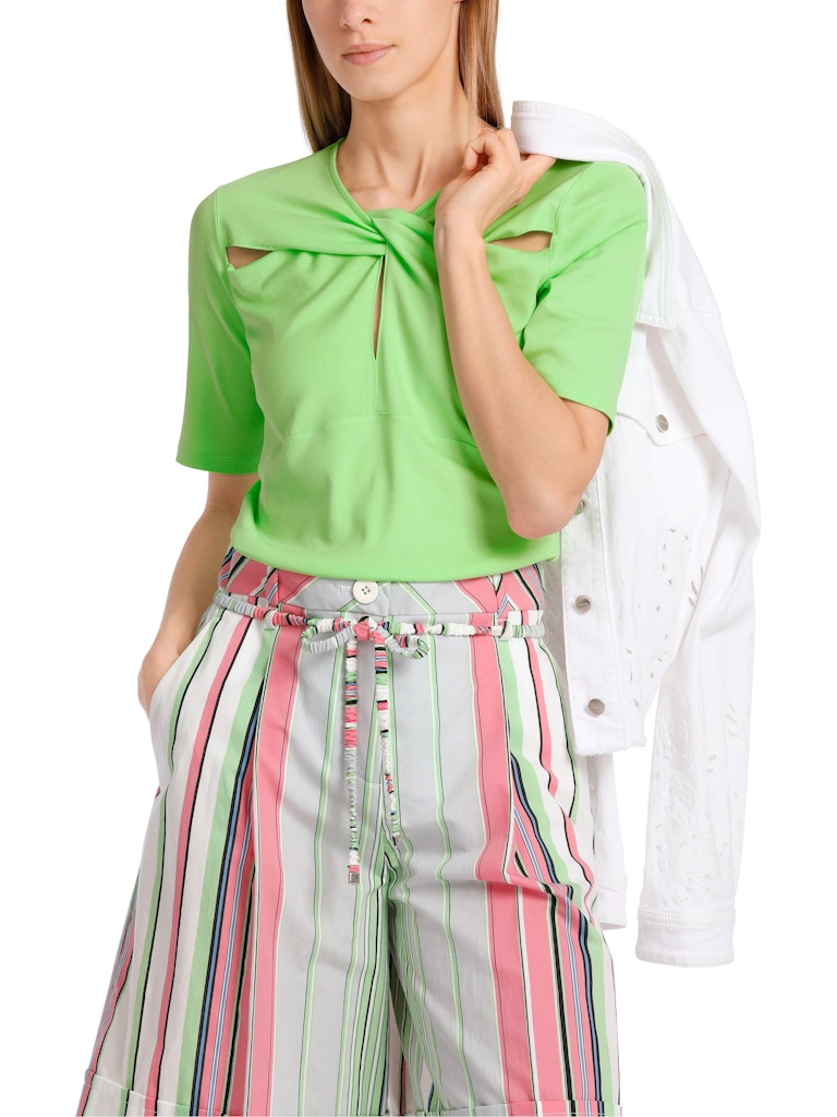 T-Shirt mit Knoteneffekt