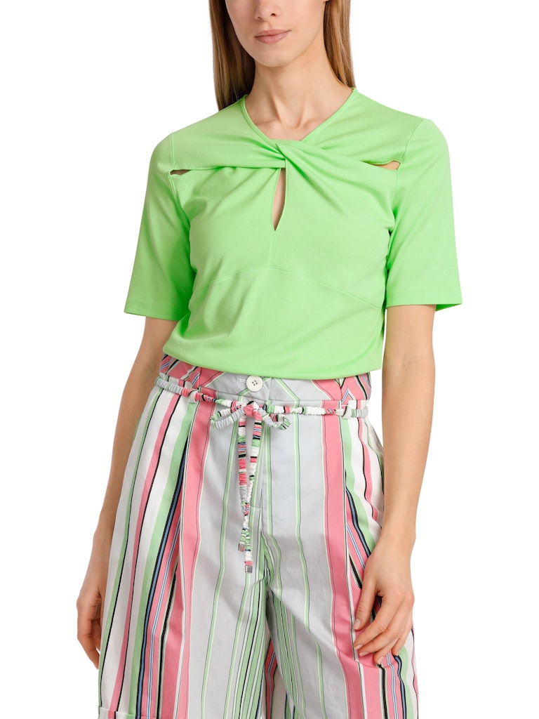 T-Shirt mit Knoteneffekt