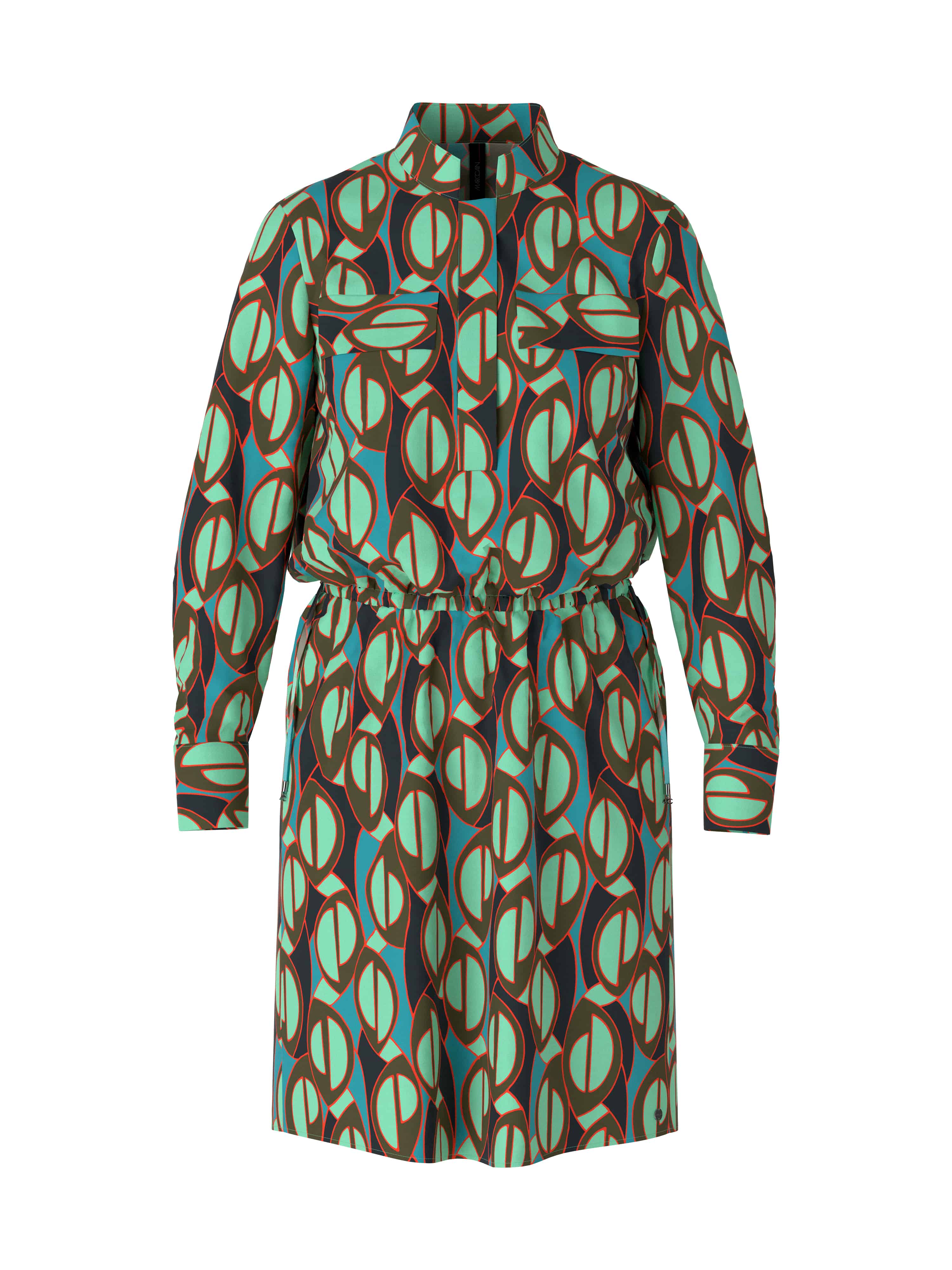 Marc Cain-Farbenfrohes Minikleid-Kleider & Röcke-Black-Deal-Outlet-by-ARCHIVIST