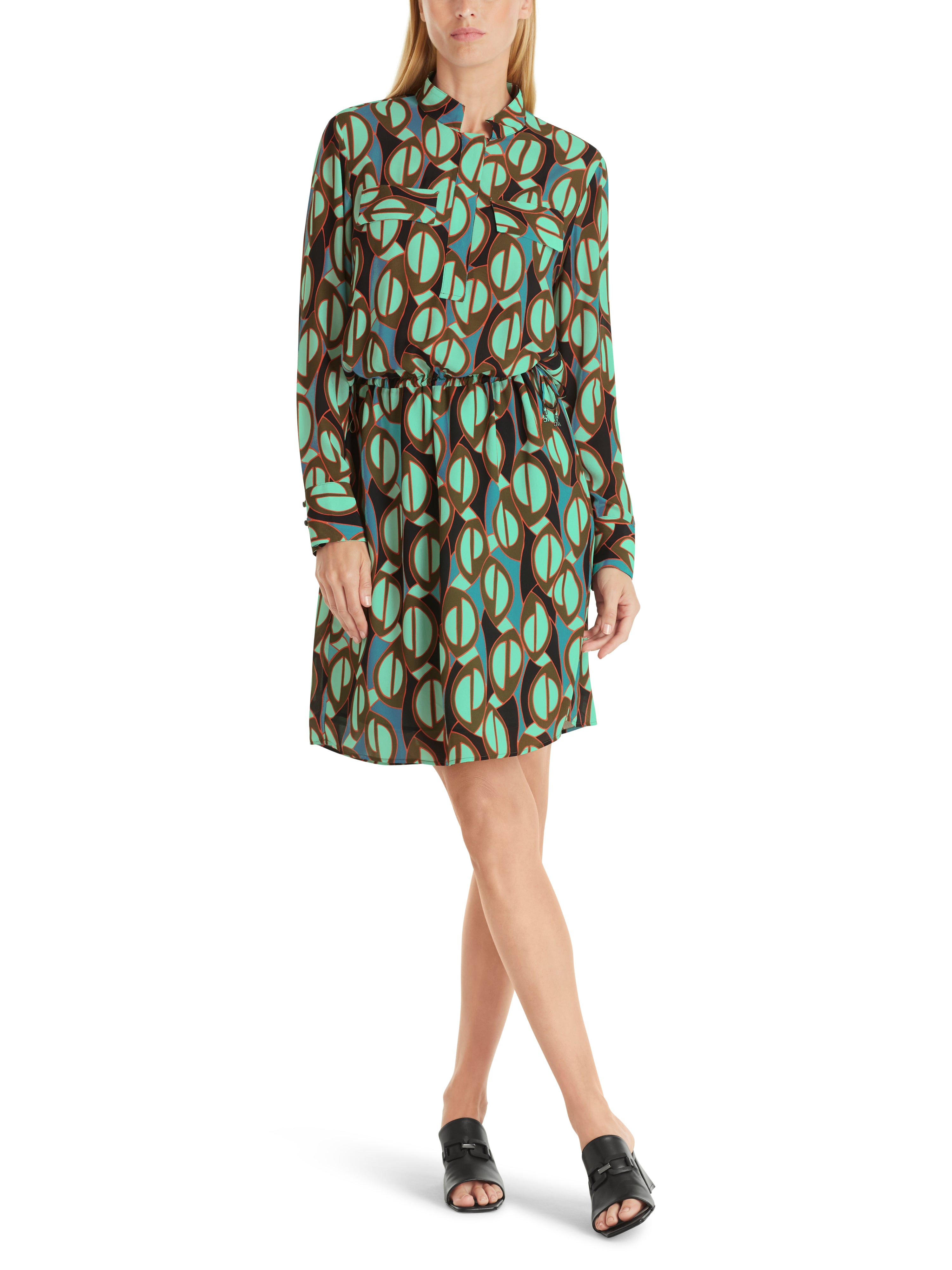 Marc Cain-Farbenfrohes Minikleid-Kleider & Röcke-Black-Deal-Outlet-by-ARCHIVIST