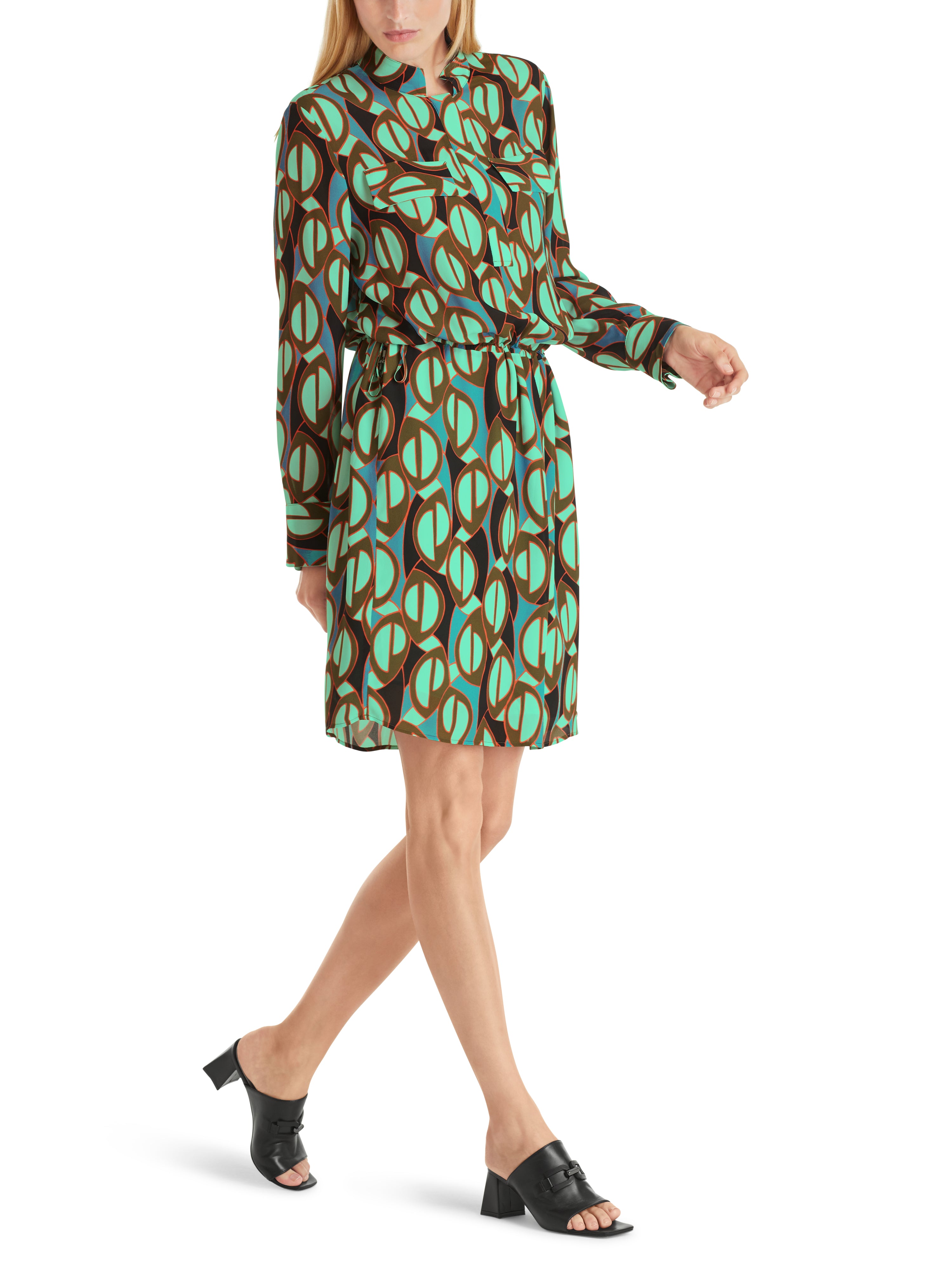 Marc Cain-Farbenfrohes Minikleid-Kleider & Röcke-Black-Deal-Outlet-by-ARCHIVIST