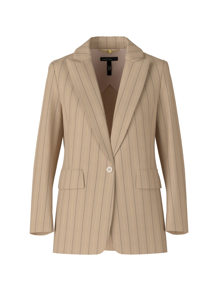 Nadelstreif-Blazer mit Glitzereffekt