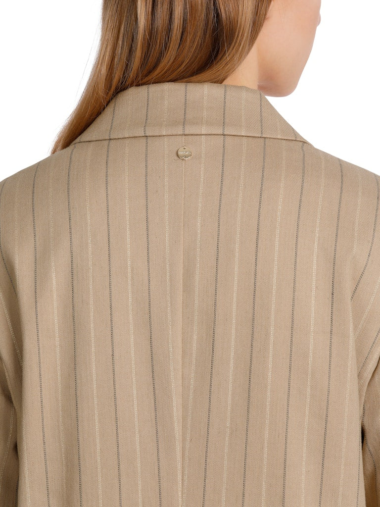 Nadelstreif-Blazer mit Glitzereffekt