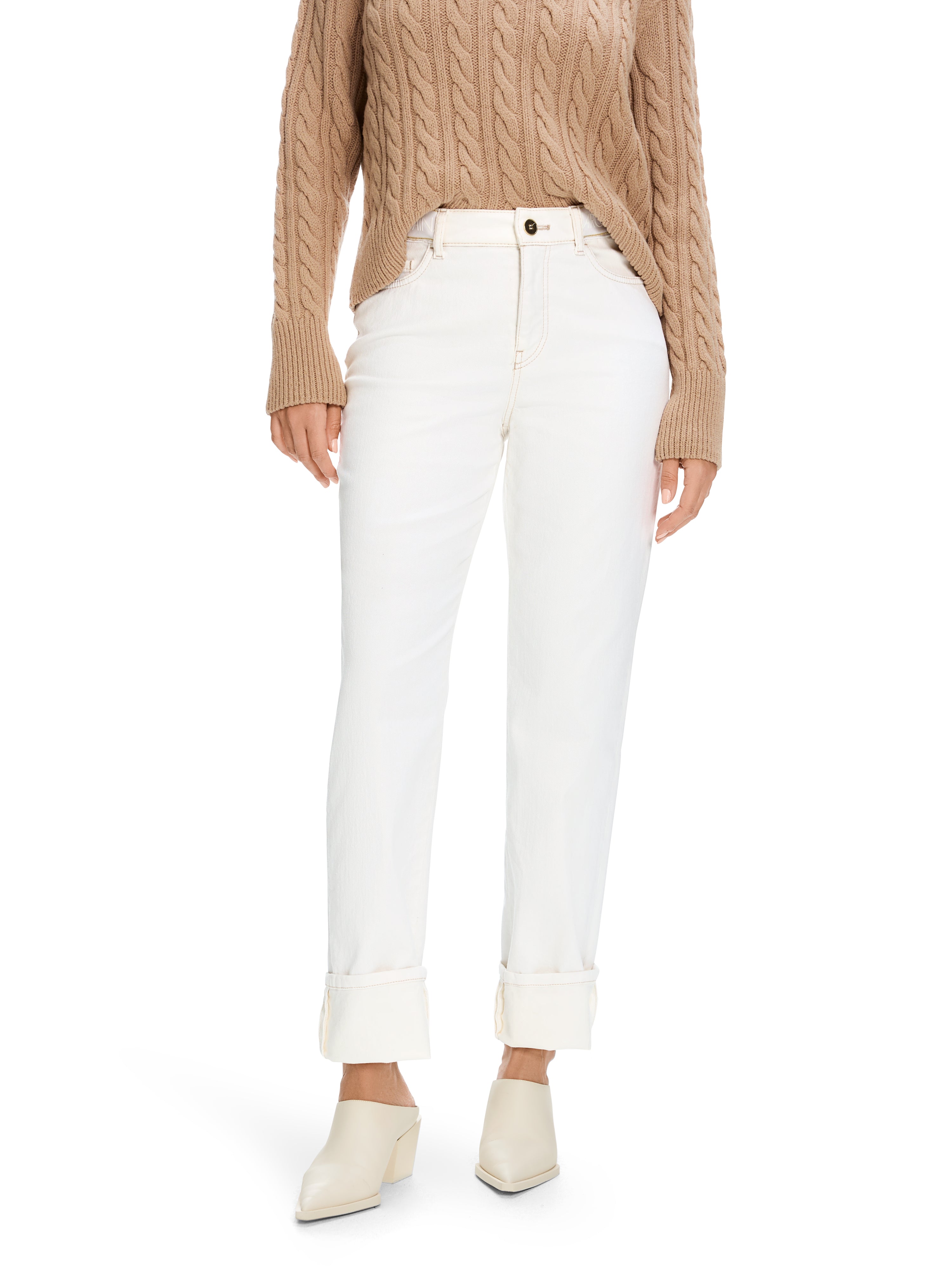 Marc Cain-Colored Jeans FYLI "Rethink Together"-Hosen-Black-Deal-Outlet-by-ARCHIVIST