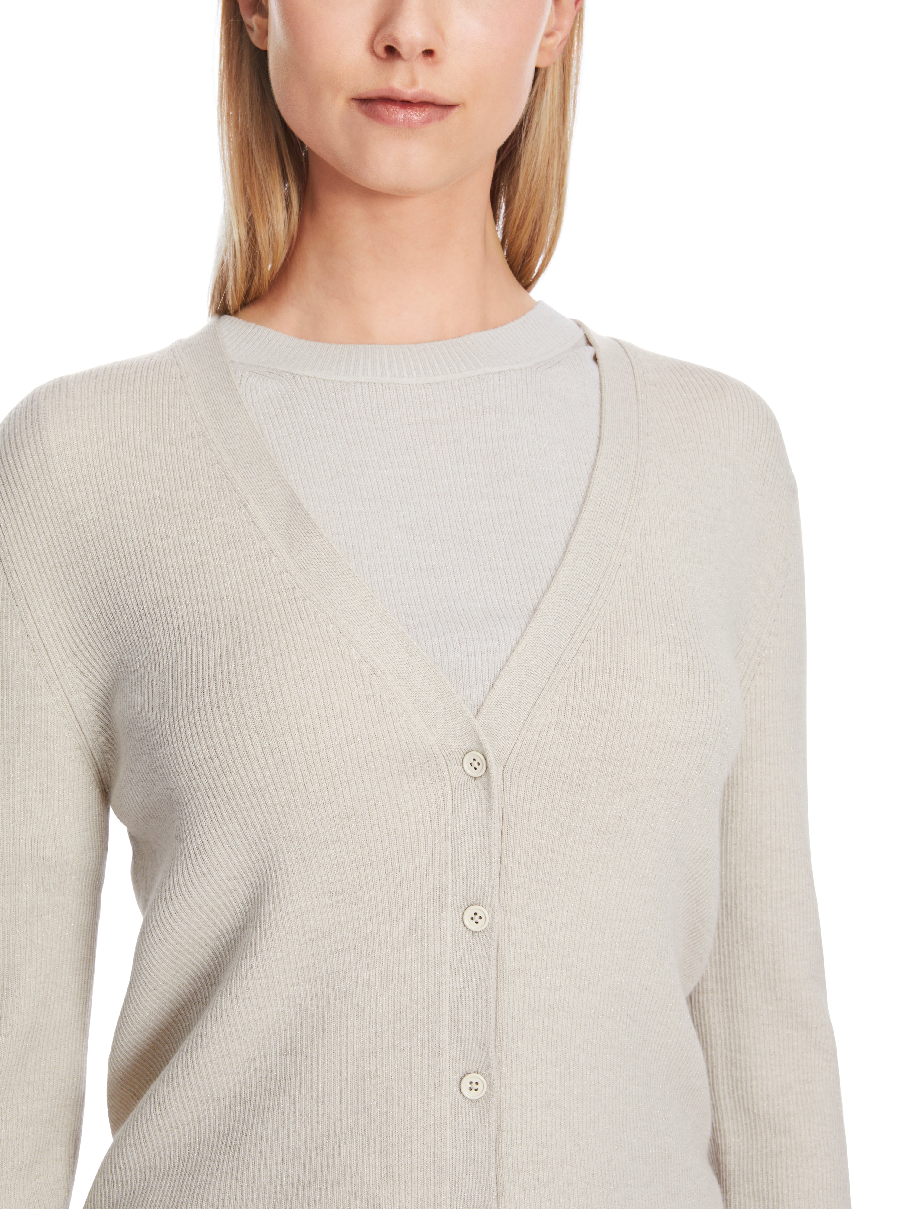 V-Neck Cardigan "Rethink Together"