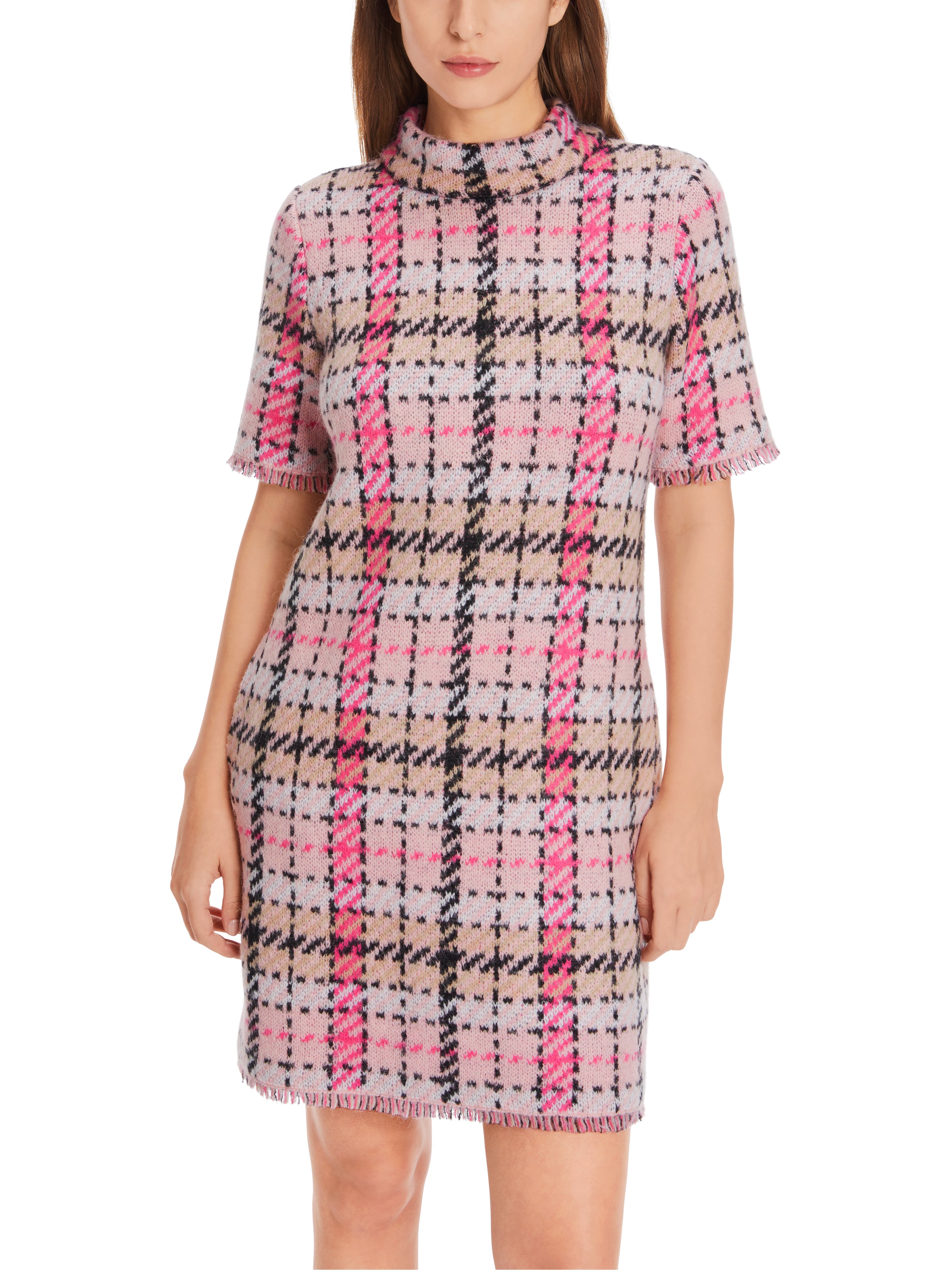 Marc Cain-Kurzes Strickkleid Knitted in Germany-Kleider & Röcke-Black-Deal-Outlet-by-ARCHIVIST