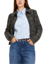 Marc Cain-Sportive Jacke in Retro-Karo-Jacken & Mäntel-Black-Deal-Outlet-by-ARCHIVIST