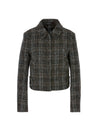Marc Cain-Sportive Jacke in Retro-Karo-Jacken & Mäntel-Black-Deal-Outlet-by-ARCHIVIST