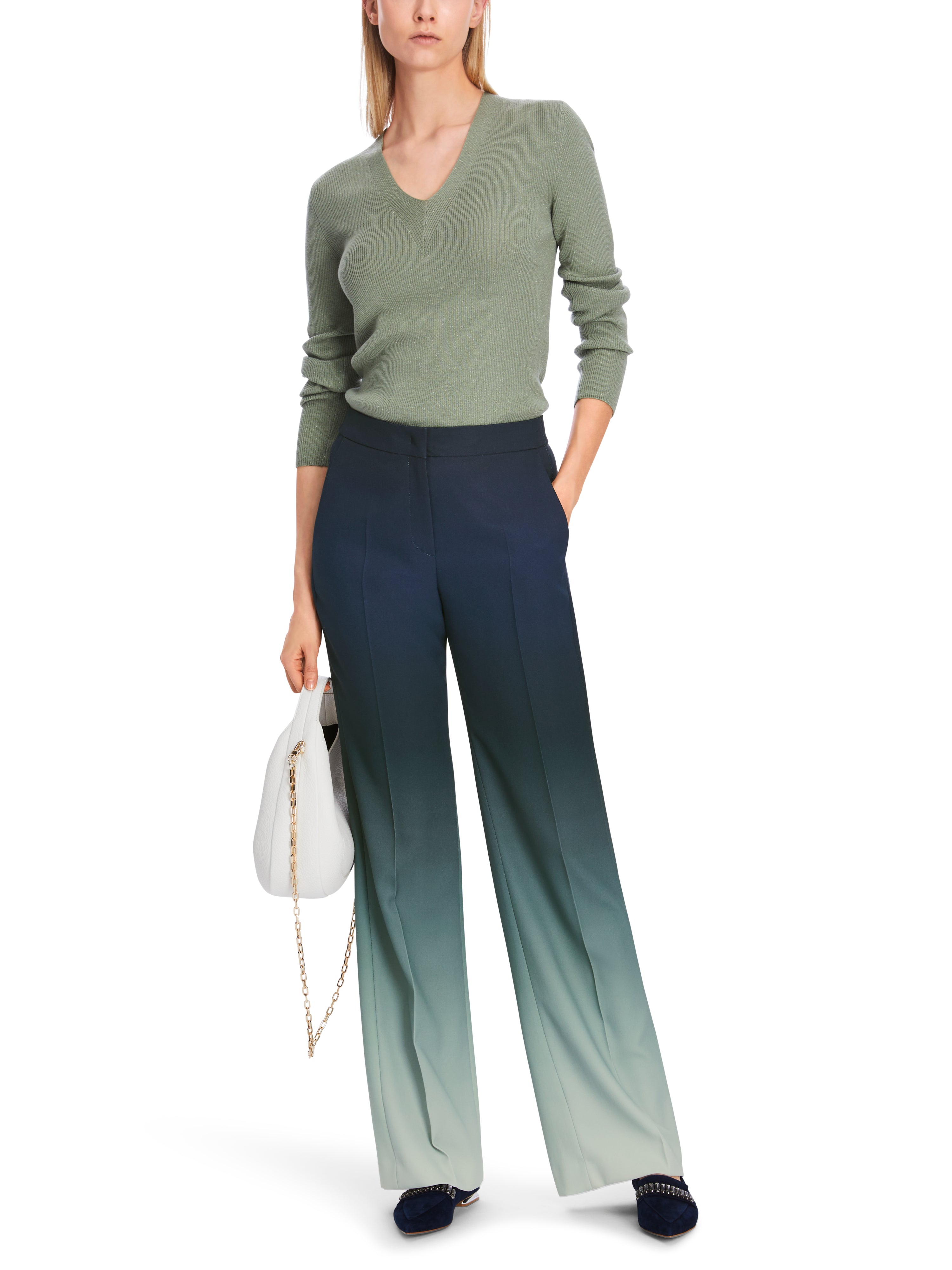 Marc Cain-Modell FAID mit Farbverlauf-Hosen-Black-Deal-Outlet-by-ARCHIVIST