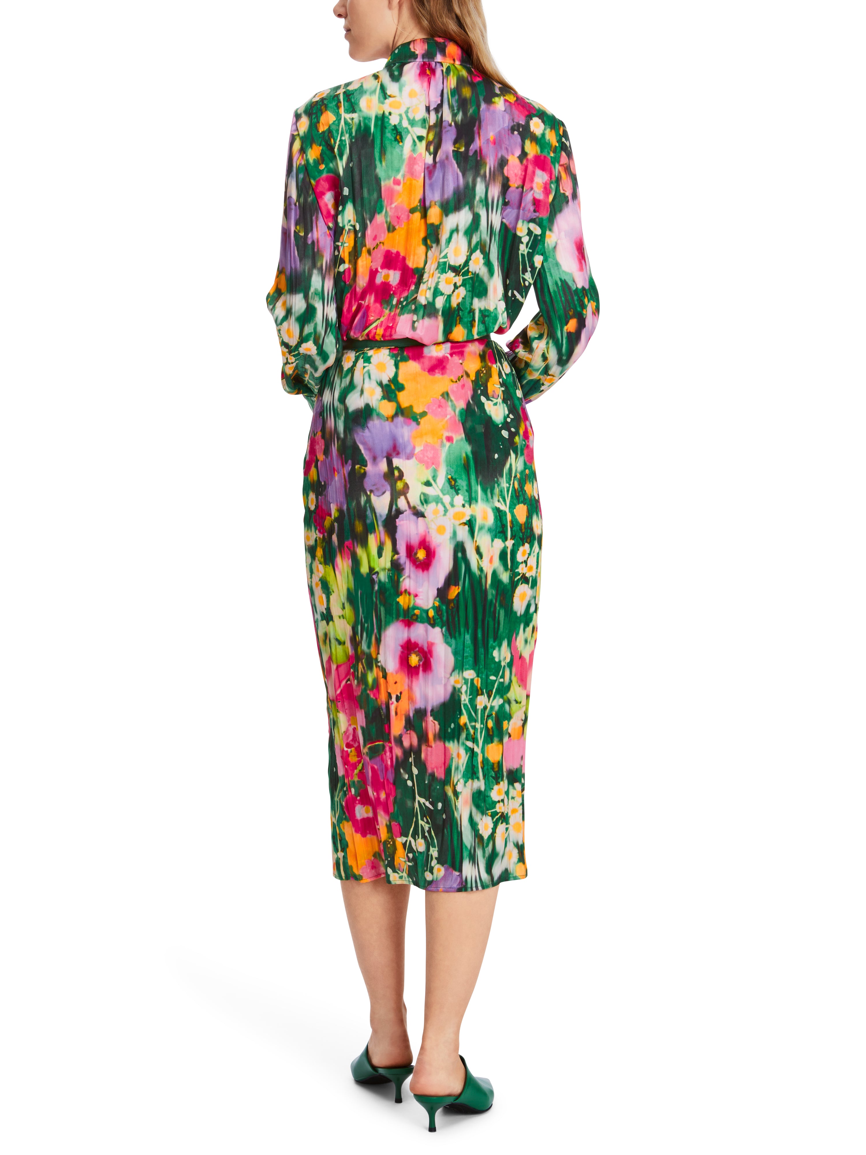 Rock mit plissiertem Volant