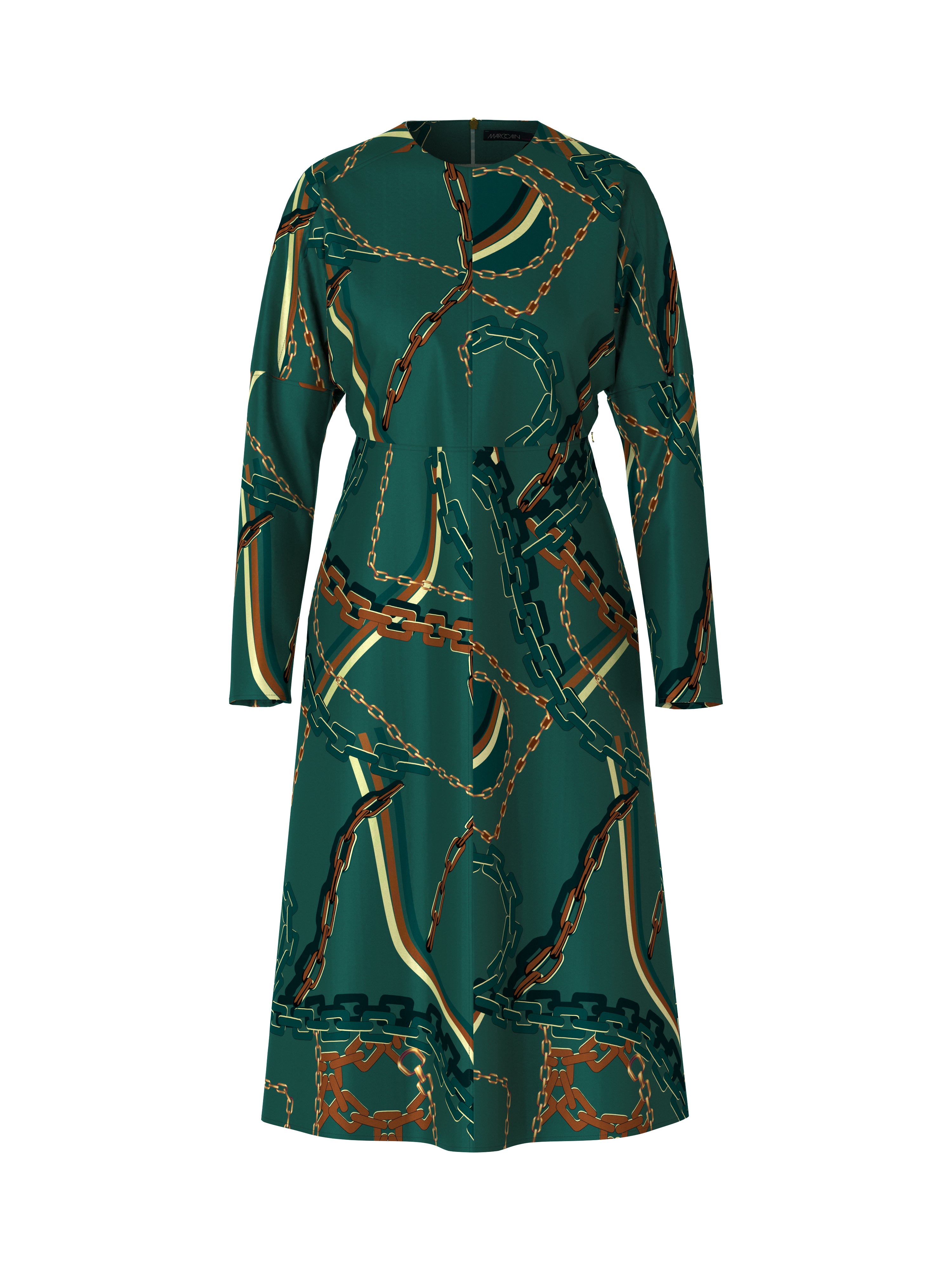 Marc Cain-Kleid mit Kettenprint-Kleider & Röcke-Black-Deal-Outlet-by-ARCHIVIST