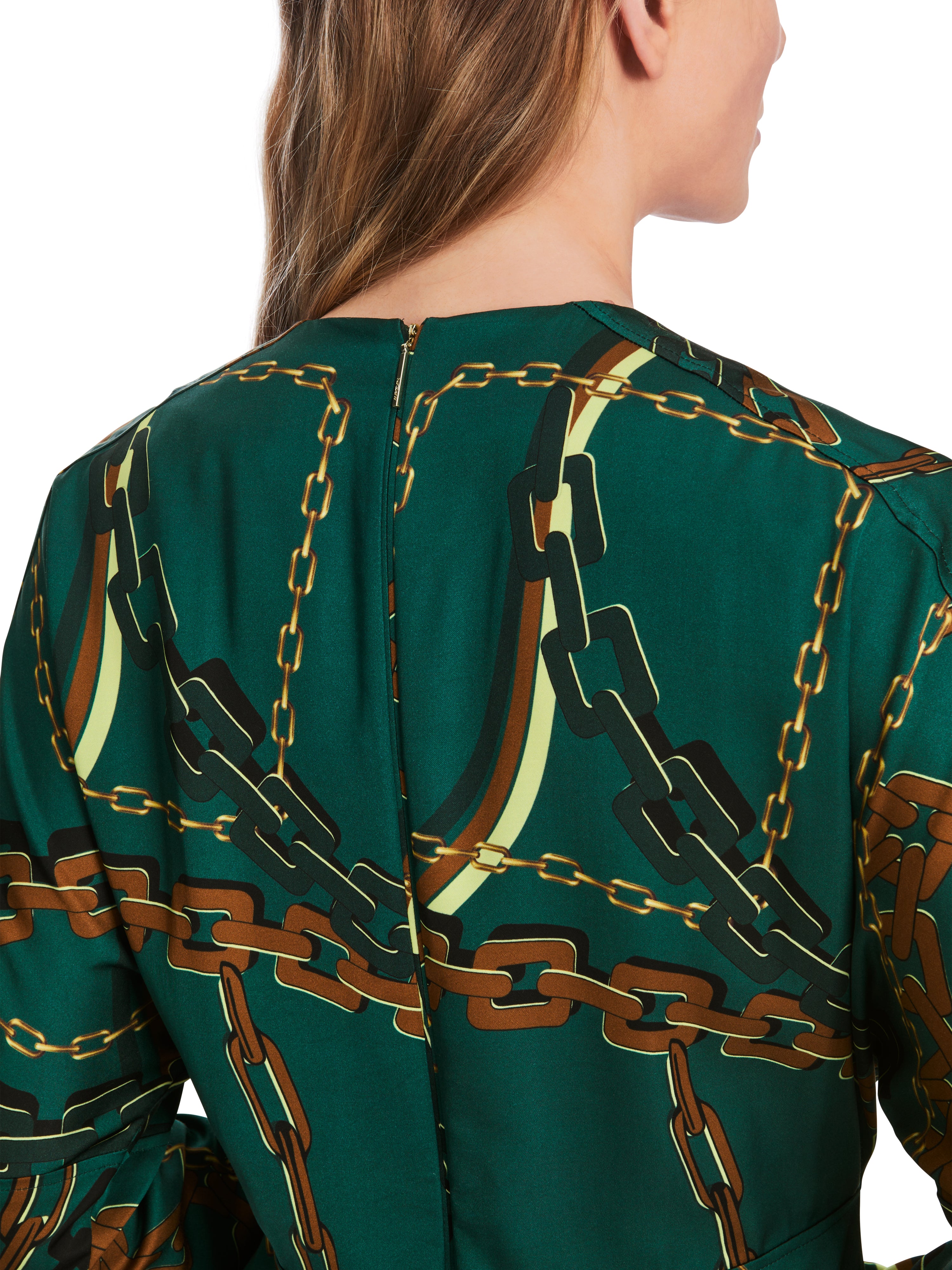 Marc Cain-Kleid mit Kettenprint-Kleider & Röcke-Black-Deal-Outlet-by-ARCHIVIST